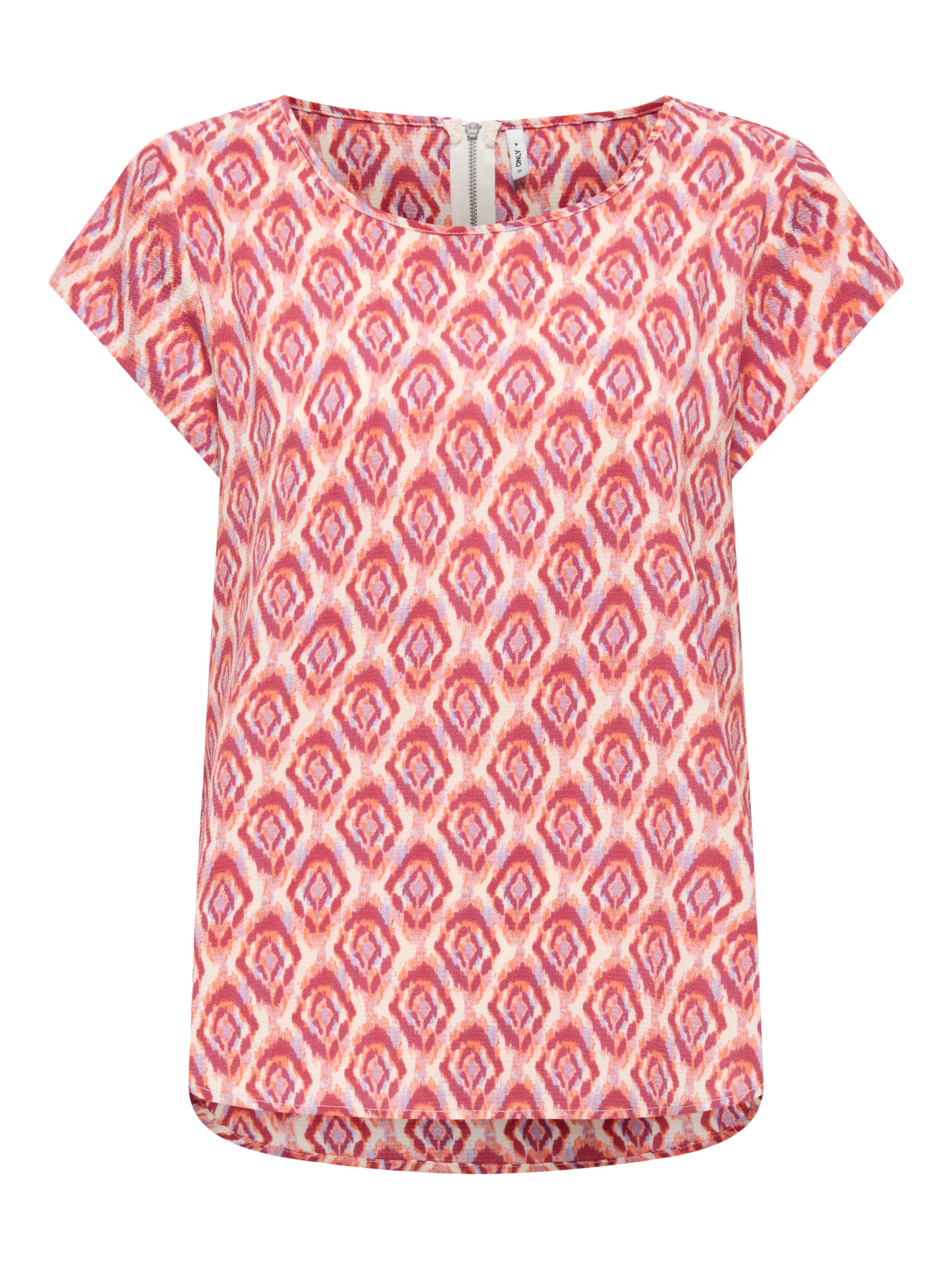 ONLY Shirtbluse »ONLVIC S/S AOP TOP NOOS PTM« mit Allover Druck