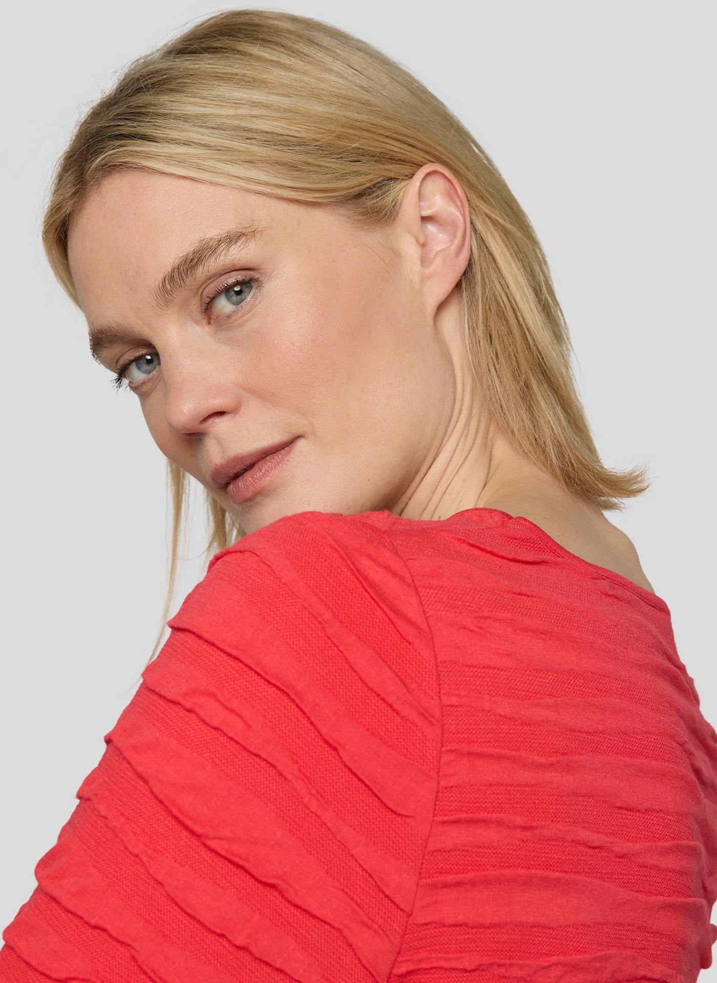 Rabe 3/4 Sleeve Shirt Coral Size 50 2
