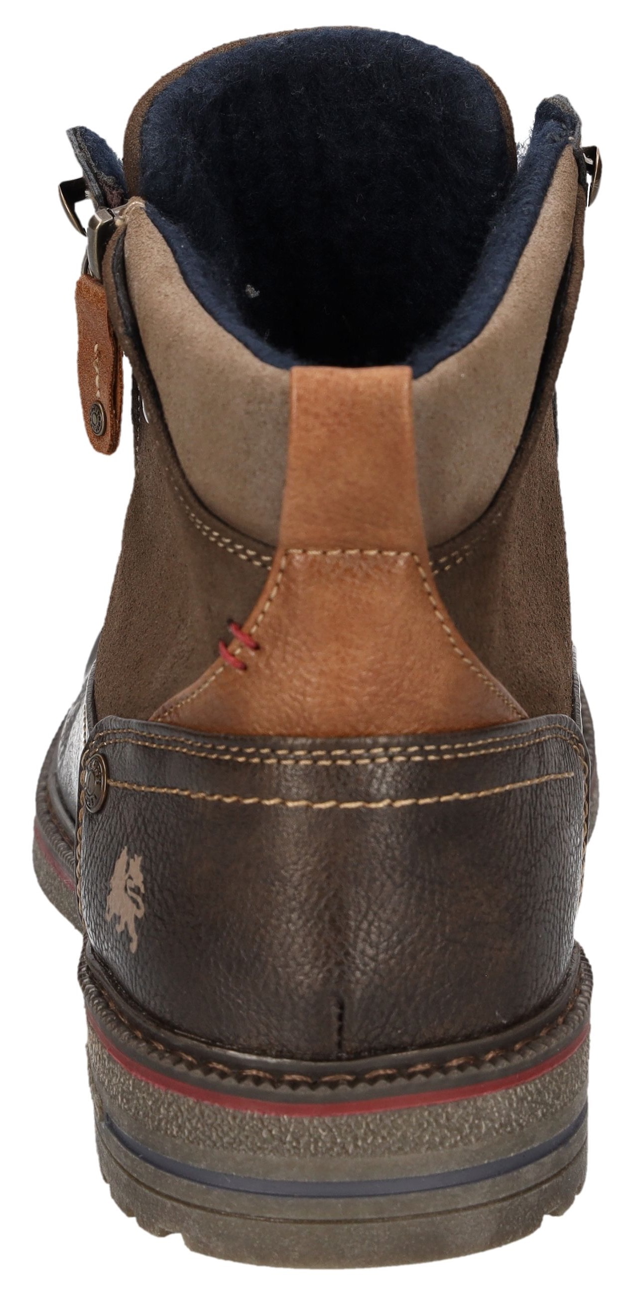 LERROS Schnürboots, Schnürboots, mit seitlichem Reißverschluss