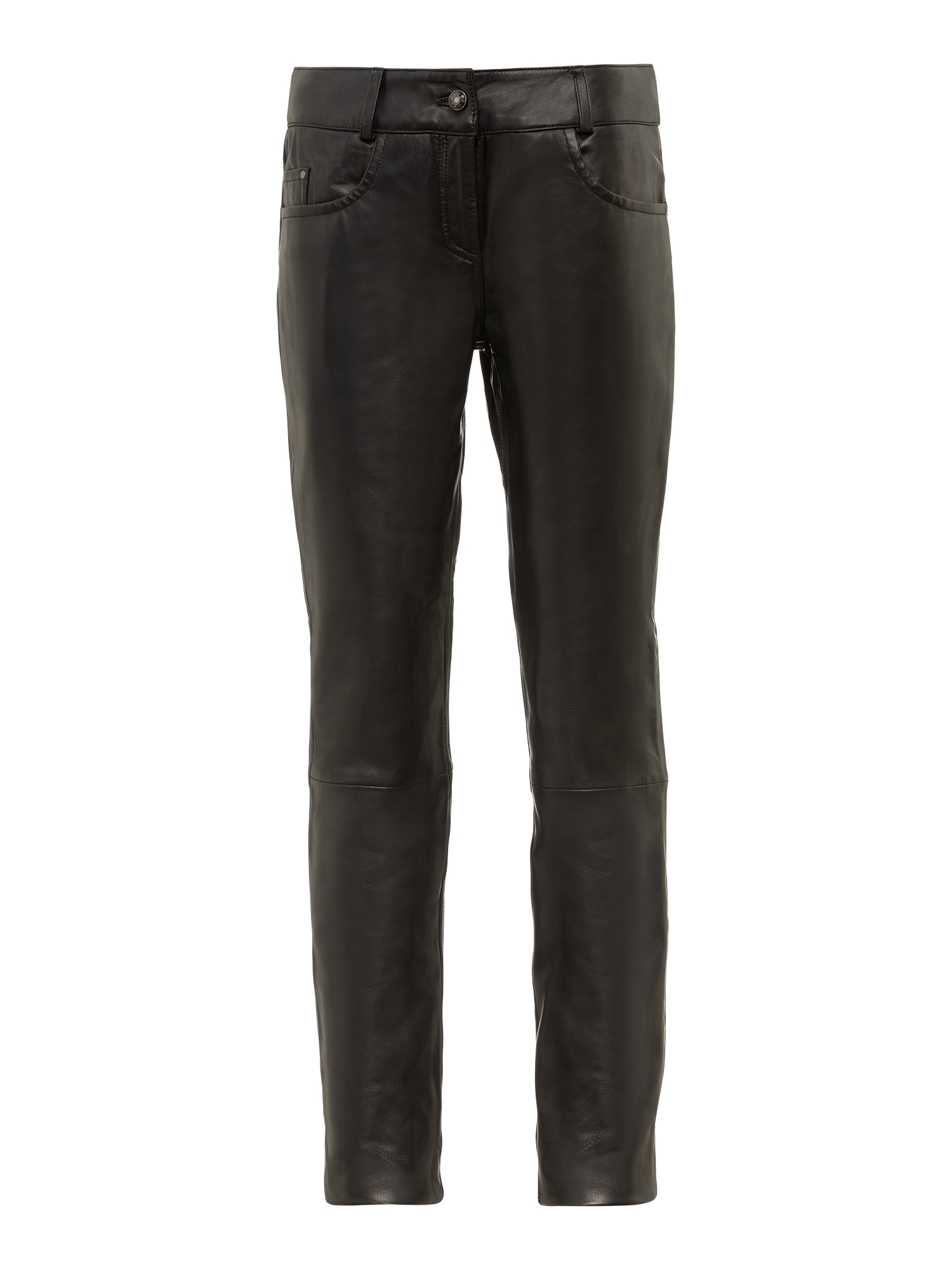 RICANO 5-Pocket-Hose "Lederhose Dorin" Handgefertigt aus echtem Leder