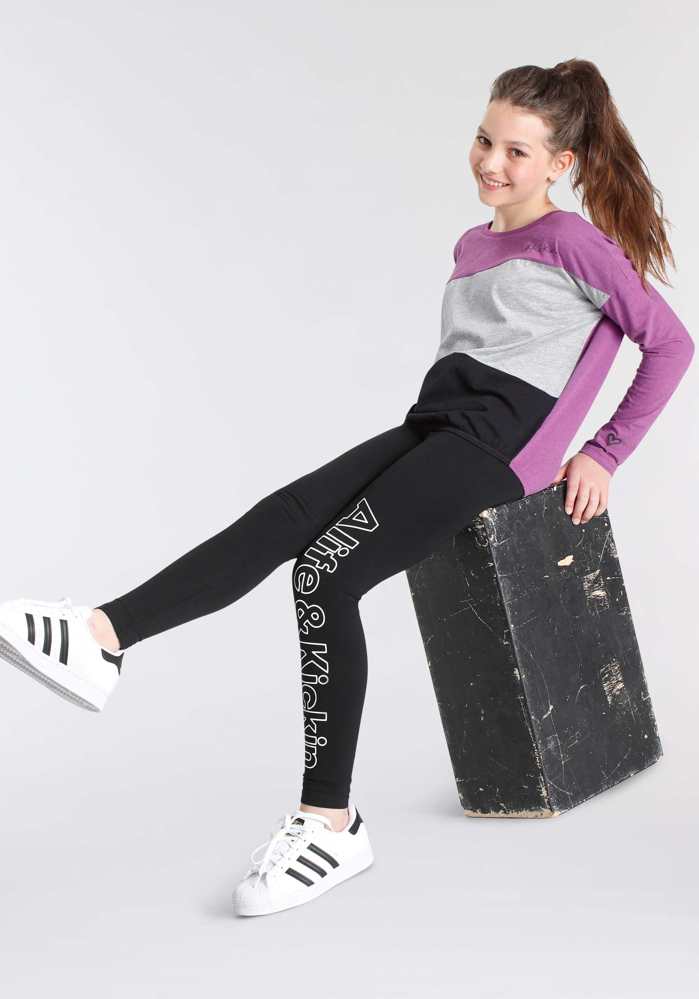 Alife & Kickin Leggings »mit Logo Druck« bestellen