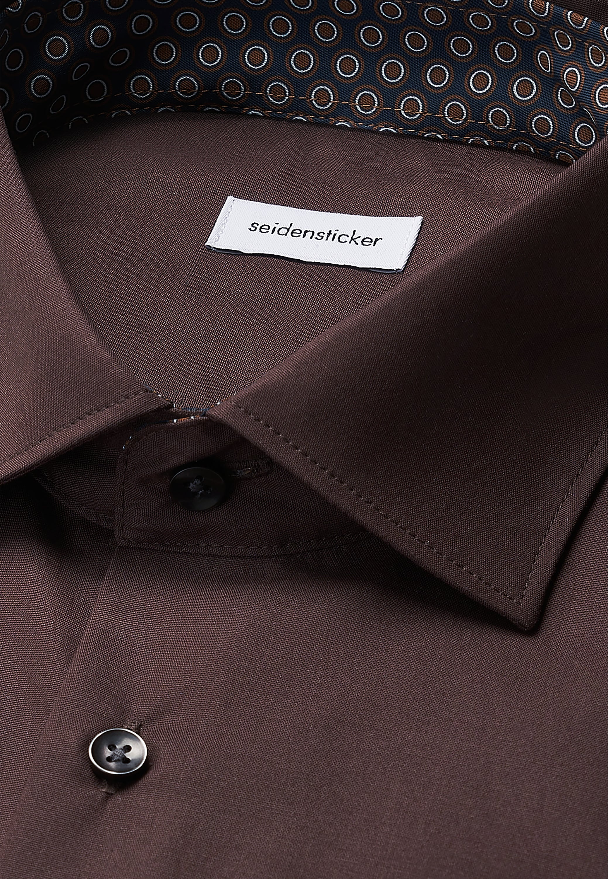 seidensticker Businesshemd »Schwarze Rose«, Regular 1/1 Kentkragen Uni