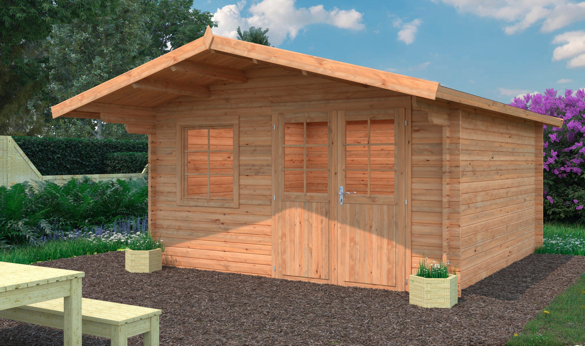 Palmako Gartenhaus »B_ritta«, 14,6 qm