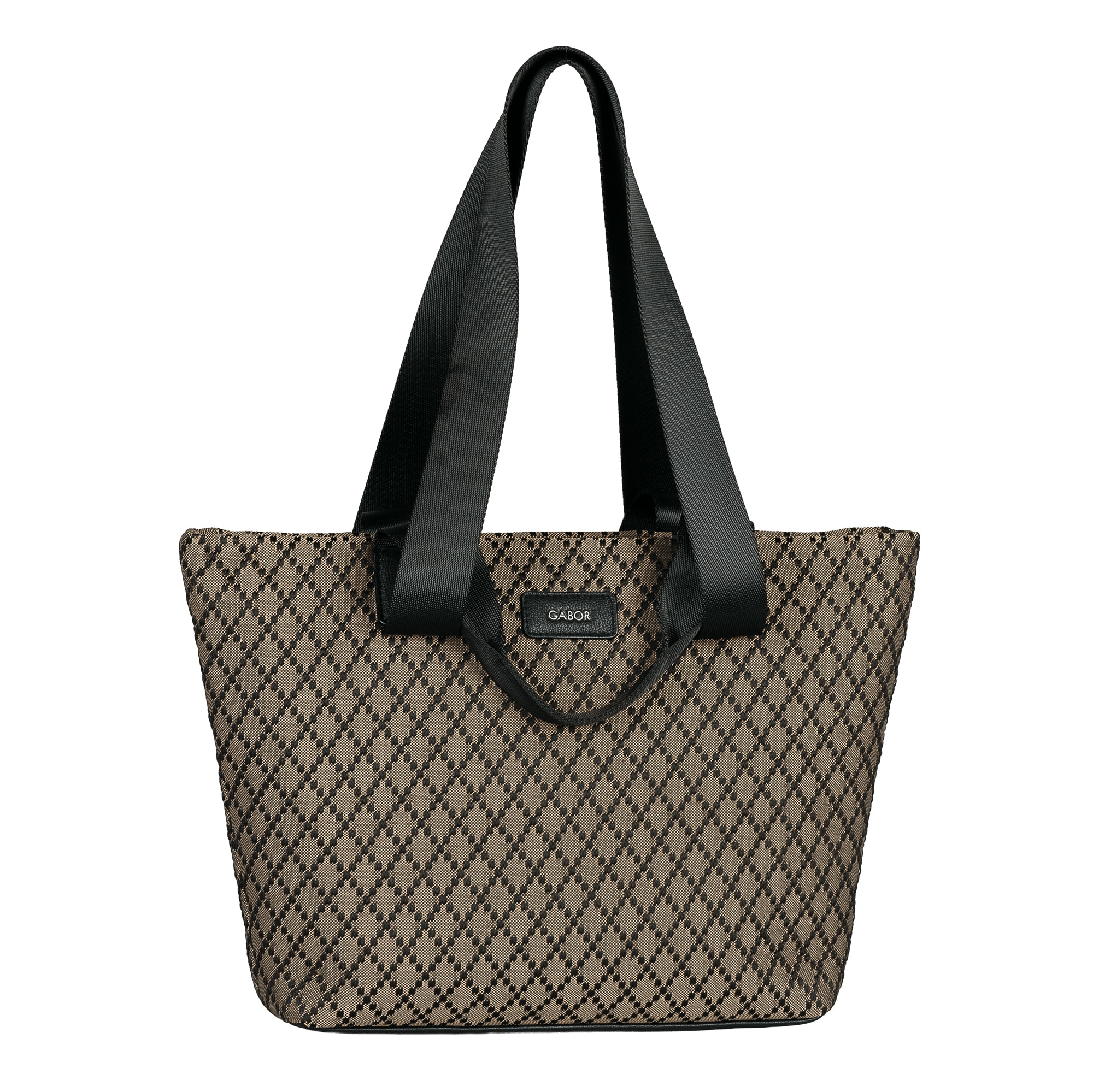 Gabor Shopper »Helmea« Damen Handtasche, Schultertasche mit modischem Muster