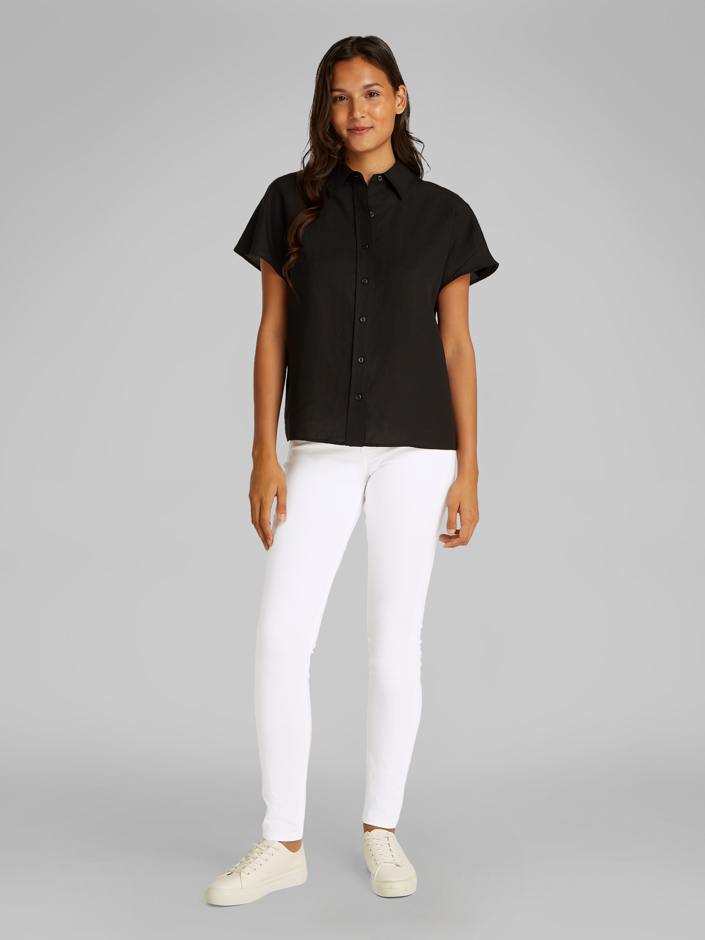 Thumbnail - Calvin Klein Jeans Skinny-fit-Jeans "MID RISE SKINNY" in cooler Waschung