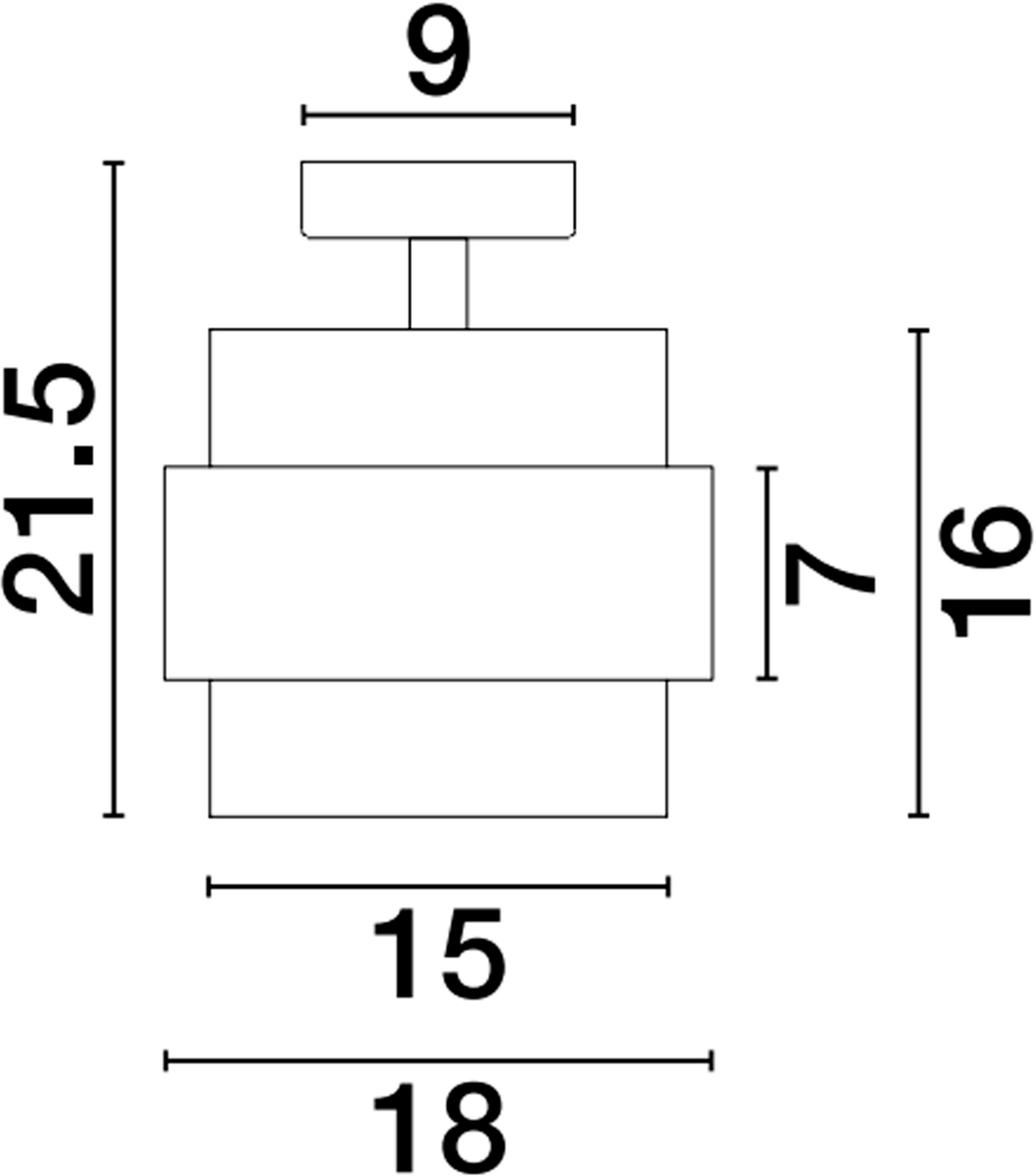 Nova Luce Deckenleuchte »SIANNA« E27 1 Stk. Ohne Beleuchtung