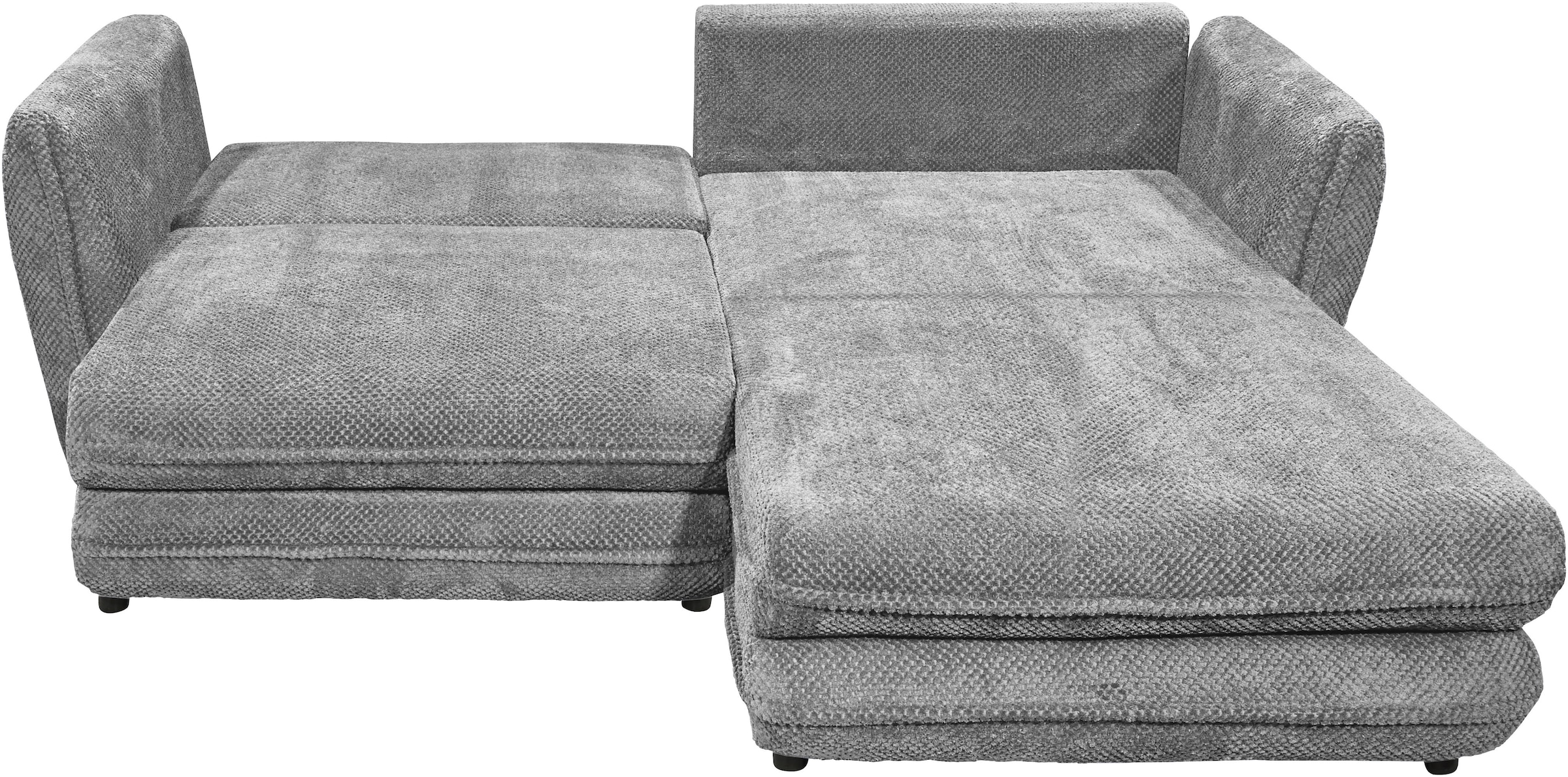 ED EXCITING DESIGN Ecksofa »Stanley L-Form«, mit Bettfunktion, Bettkasten & 2 Zierkissen