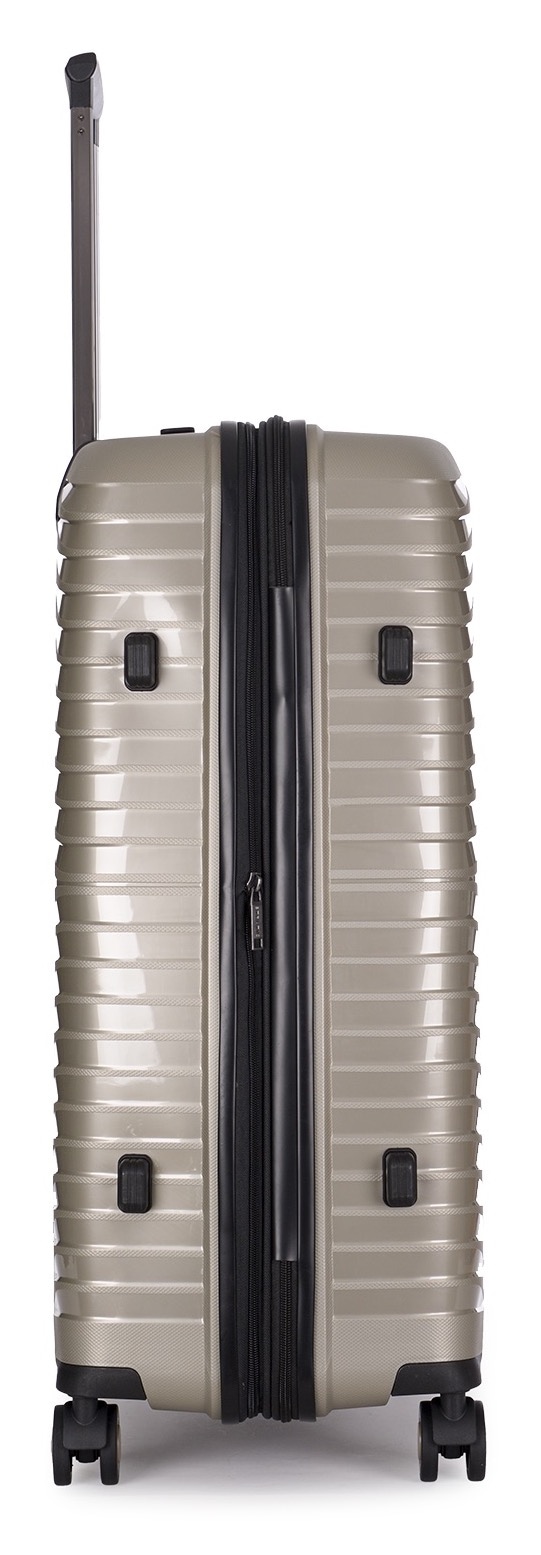 Stratic Trolley »BRIGHT+ Koffer L«, (1 St.), 4 Rollen, Hartschalenkoffer Trolley TSA-Zahlenschloss STRATIC CONNECT NFC-Chip