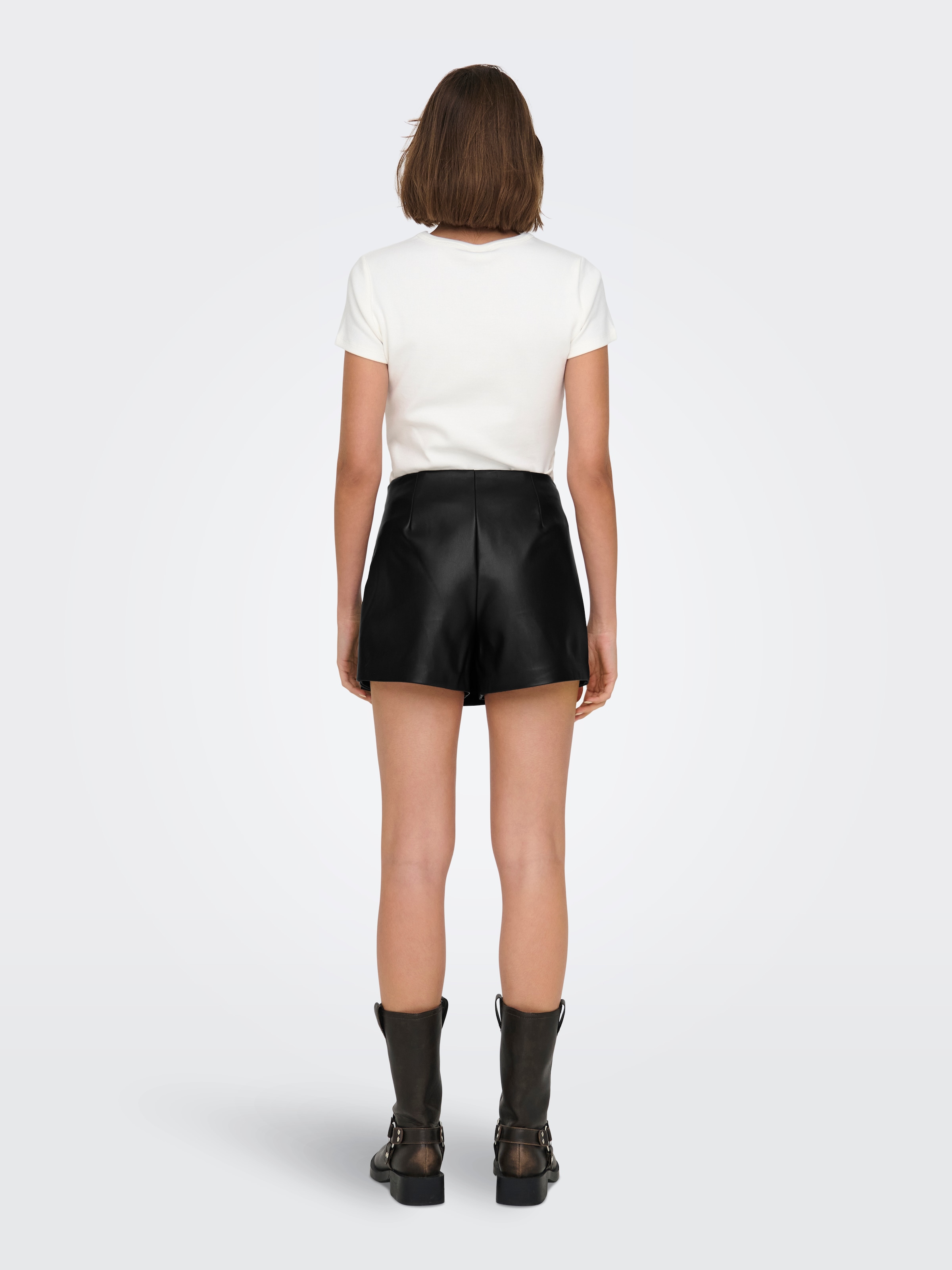 ONLY Lederimitatrock »ONLAMILI MW FAUX LEATHER SKORT PNT CC«