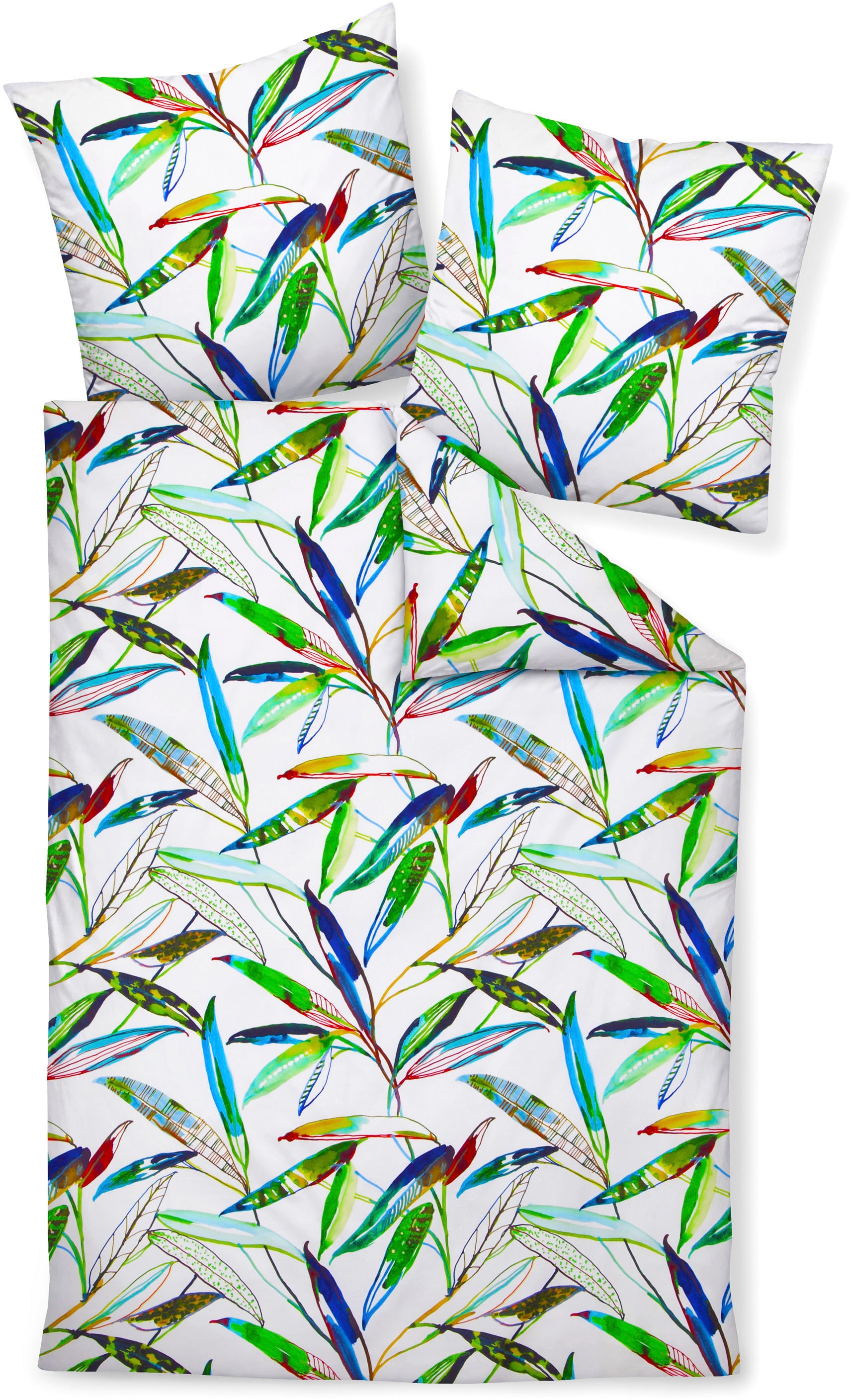 Janine Bettwäsche "modern art S 42108" 2 Stk. tlg. mit Reißverschluss günstig online kaufen