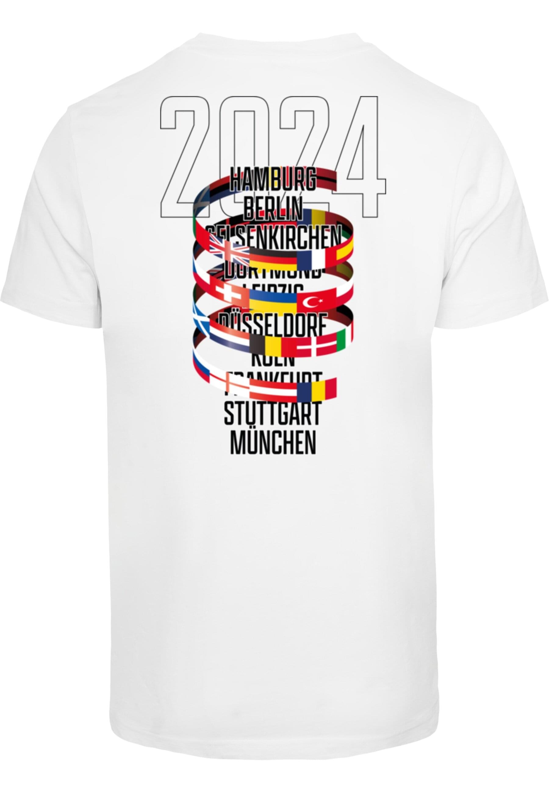 MisterTee T-Shirt "MisterTee Flag Spiral Tee" 1 Stk. tlg. günstig online kaufen