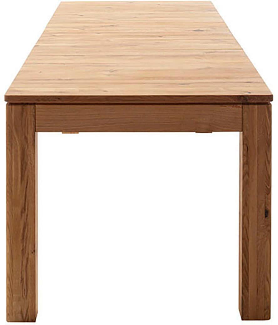 MCA furniture Esstisch »ETNA 4-Fuß Tisch«, (Einzelstück), Massivholz,durchgehende Lamelle,Stollenfuß 10x10cm,Tischplatte 2,5cm
