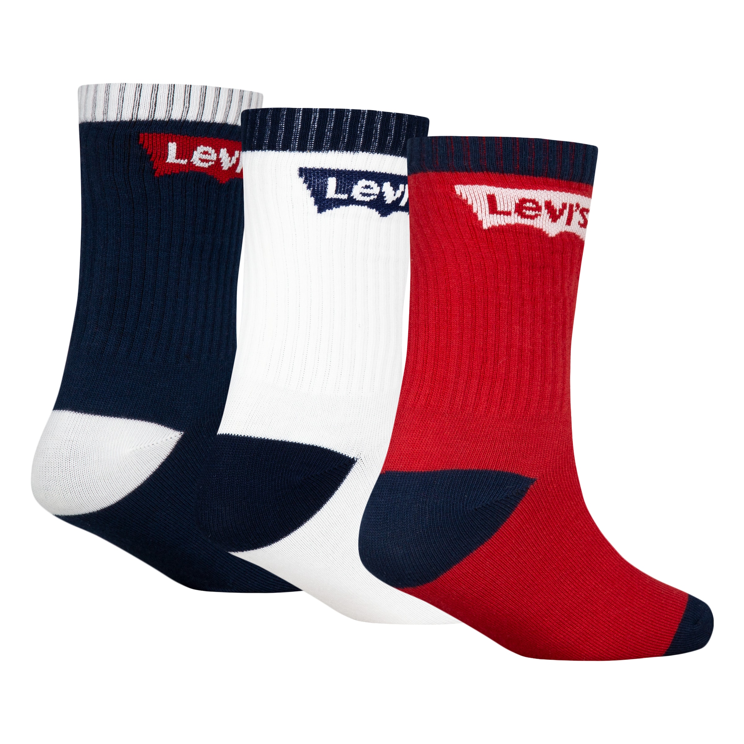 Levis Kids Socken "BATWING REGULAR CUT 3PK" 3 Stk. tlg. for BOYS günstig online kaufen