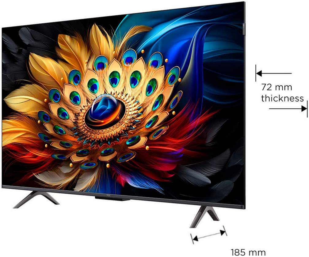 TCL QLED-Fernseher »43C61BX1«, 4K Ultra HD, Smart-TV-Google TV-Android TV