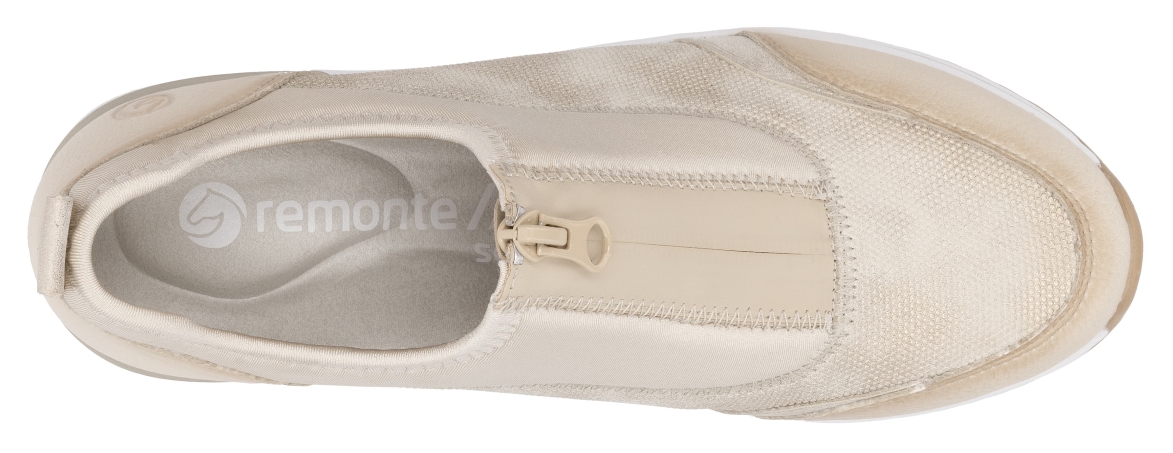 Remonte Slip-On Sneaker, Freizeitschuh, Halbschuh, Slipper in veganer Verarbeitung