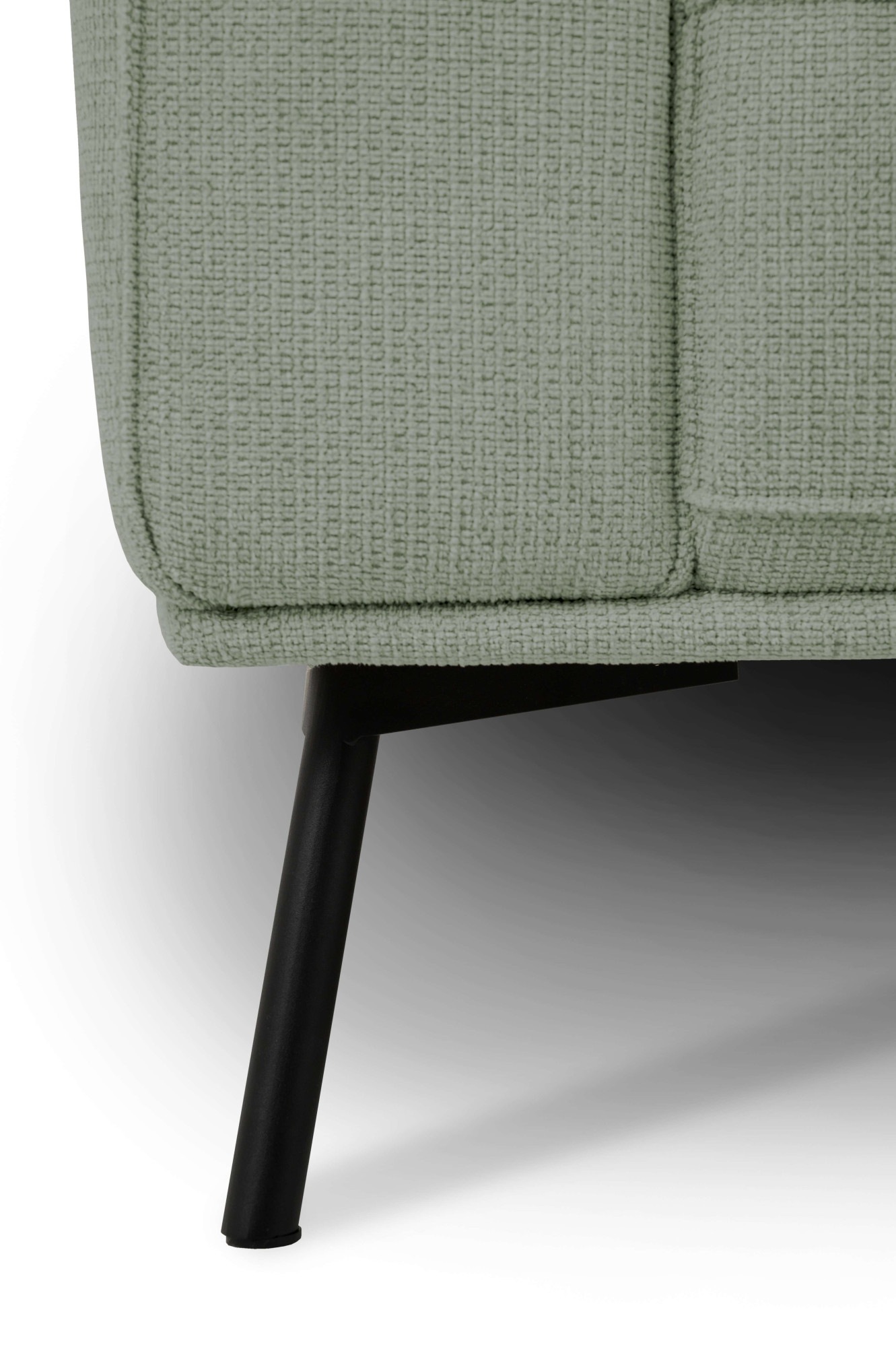 andas Ecksofa »Vosby«, Breite 260 cm, Chenille, mit dekorativer Kedernaht