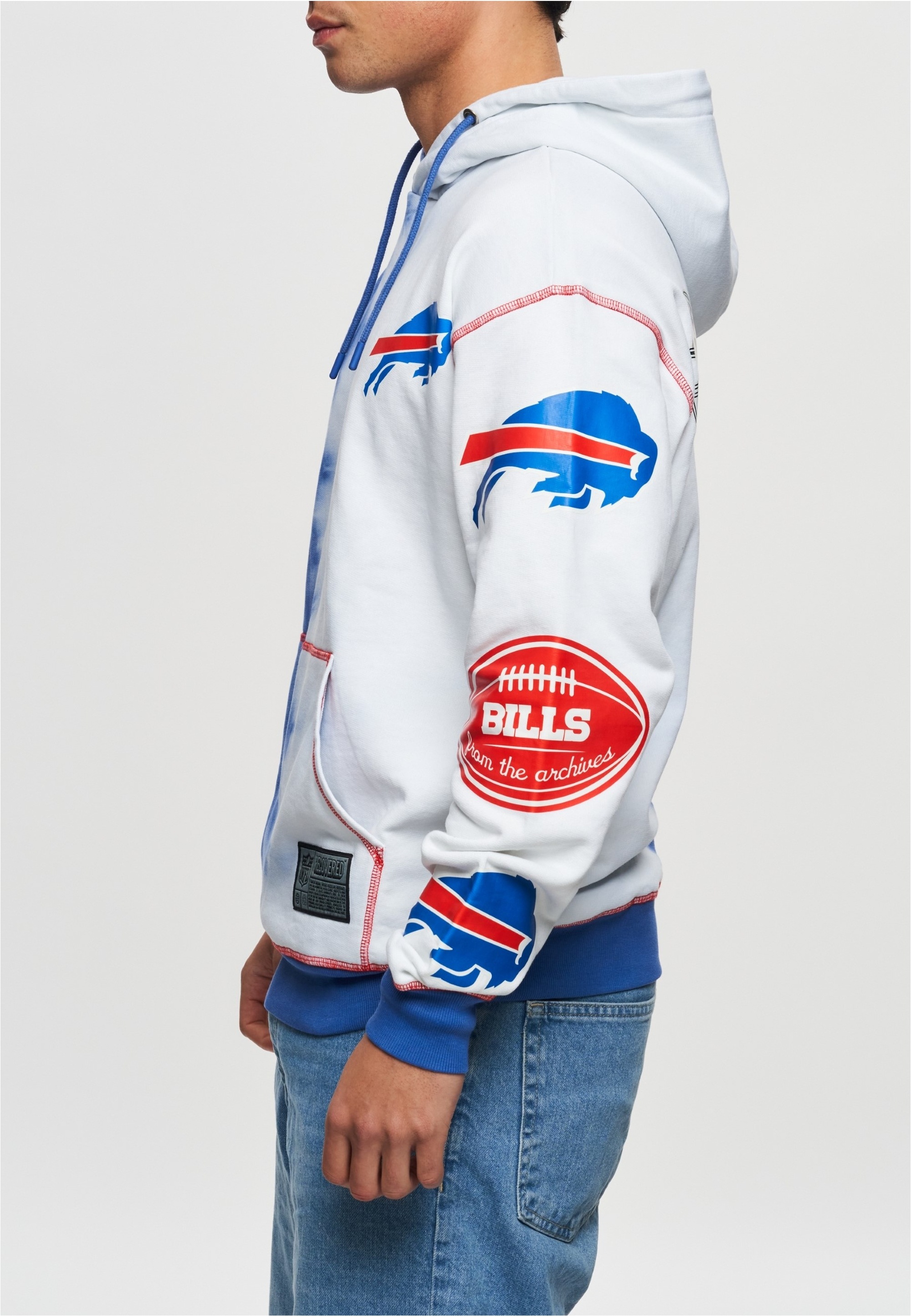 Recovered Kapuzensweatshirt »NFL Bills Ink Dye Effect On«, im lockeren Schnitt