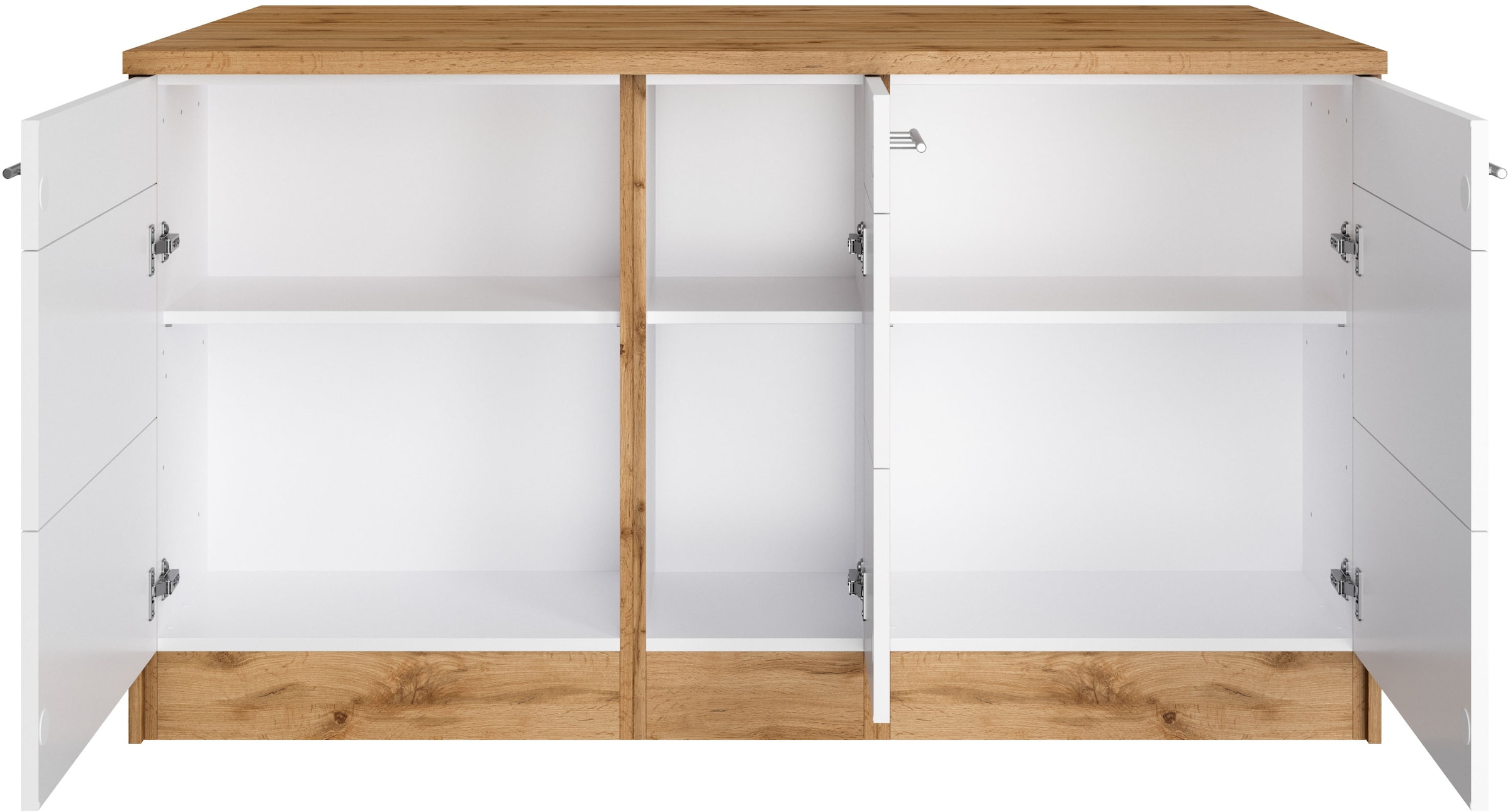 HELD MÖBEL Kücheninsel »Wien«, Breite 153 cm, MDF-Fronten, Flaschenregal