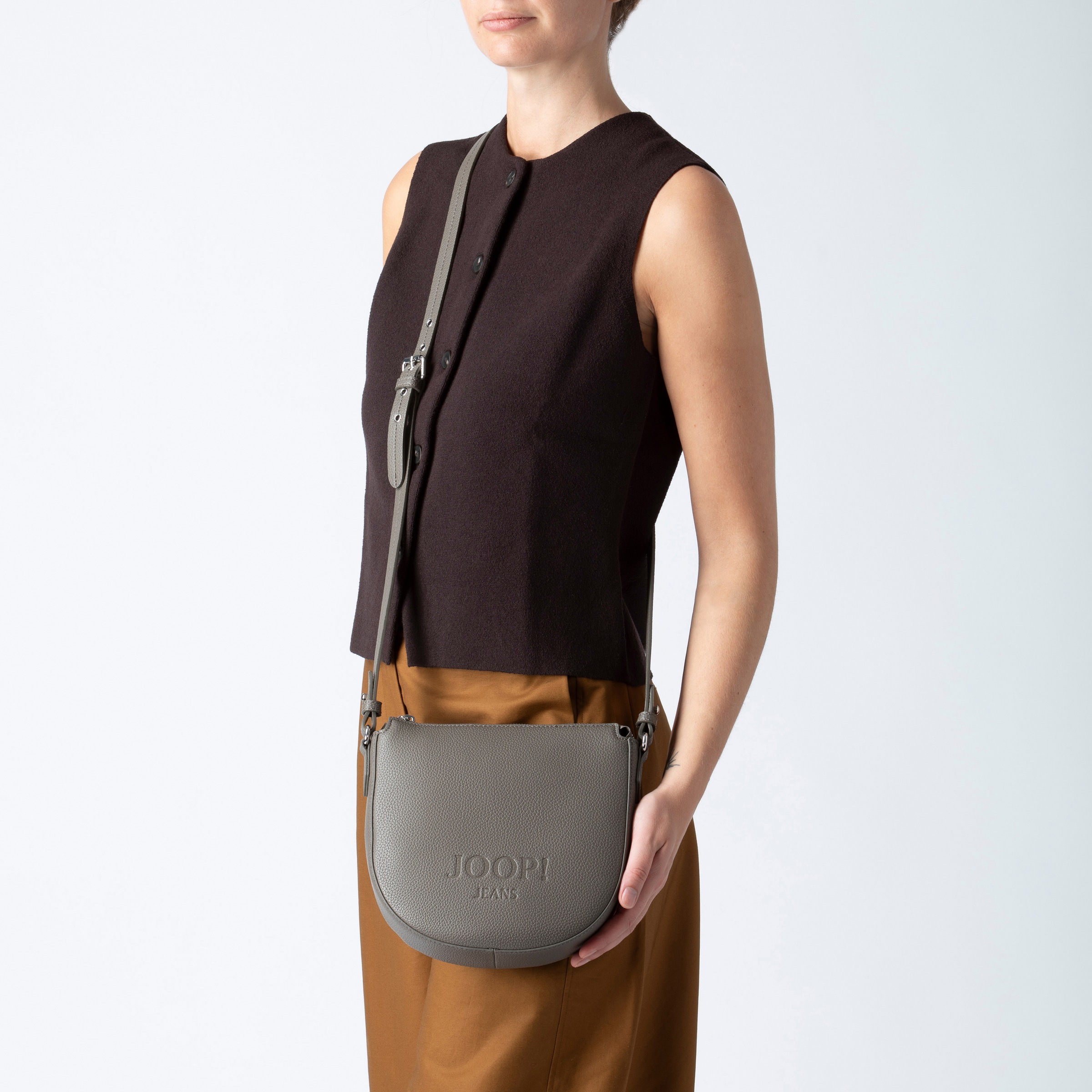 Joop Jeans Schultertasche »lettera 1.0 stella shoulderbag svz«, Tasche Damen Damentasche Shoulder Bag