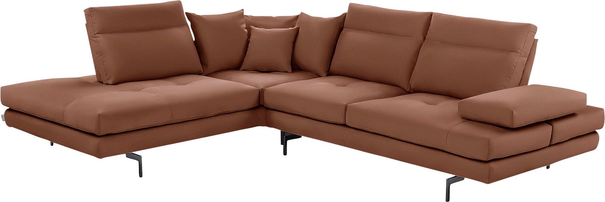 CALIA ITALIA Ecksofa "Toby Wing, Komfortsofa mit Sitzkomfort der Extraklass günstig online kaufen