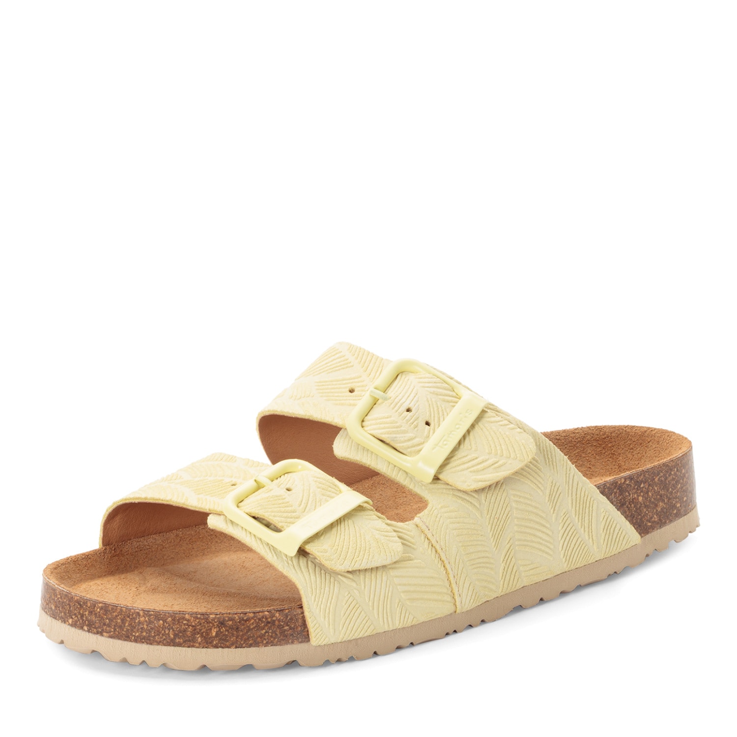 Tamaris Pantolette  Sommerschuh, Hausschuh, Schlupfschuh mit floraler Prägung