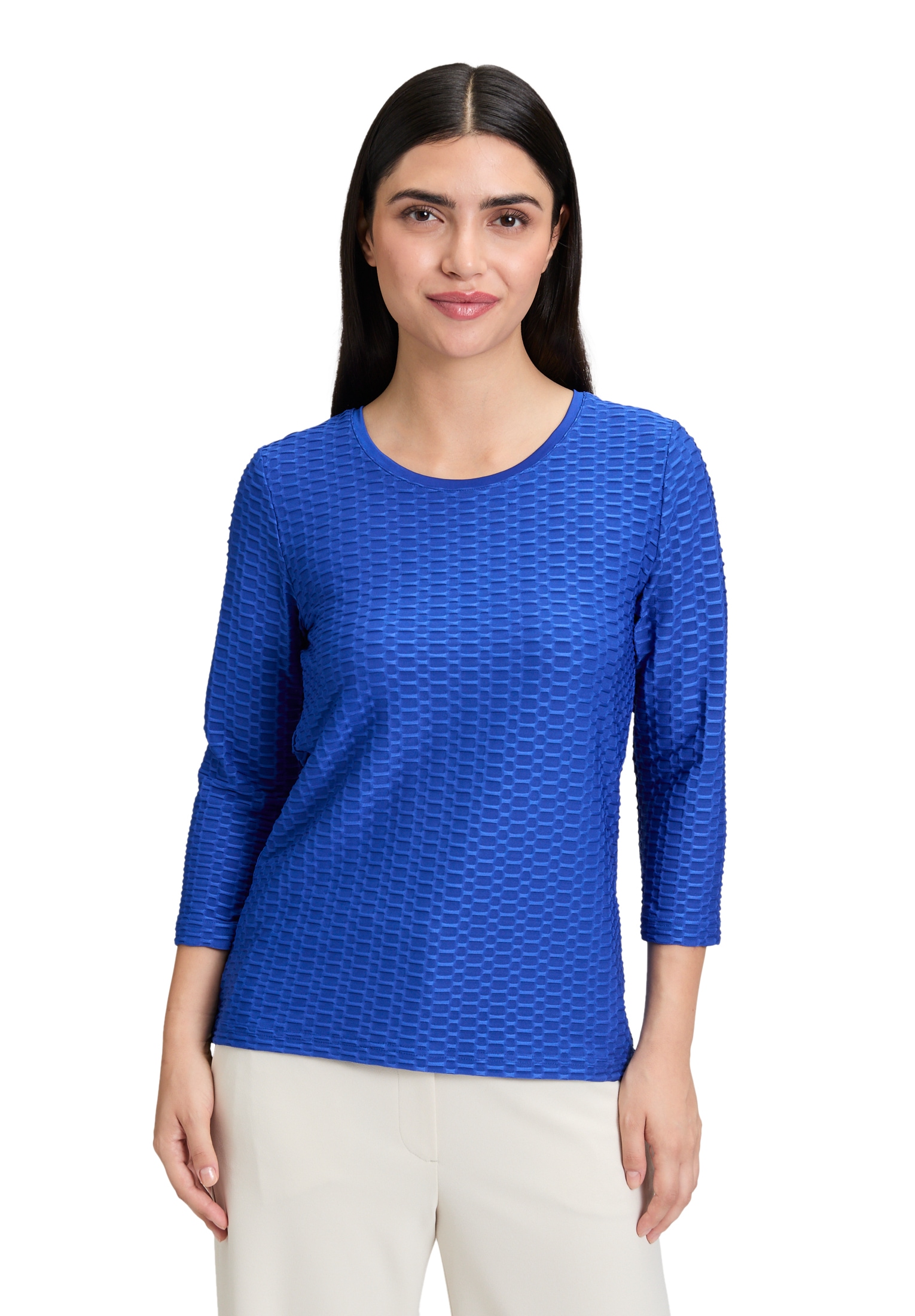 Betty Barclay 3/4-Arm-Shirt "Betty Barclay Damen Basic Shirt mit Rundhalsau günstig online kaufen