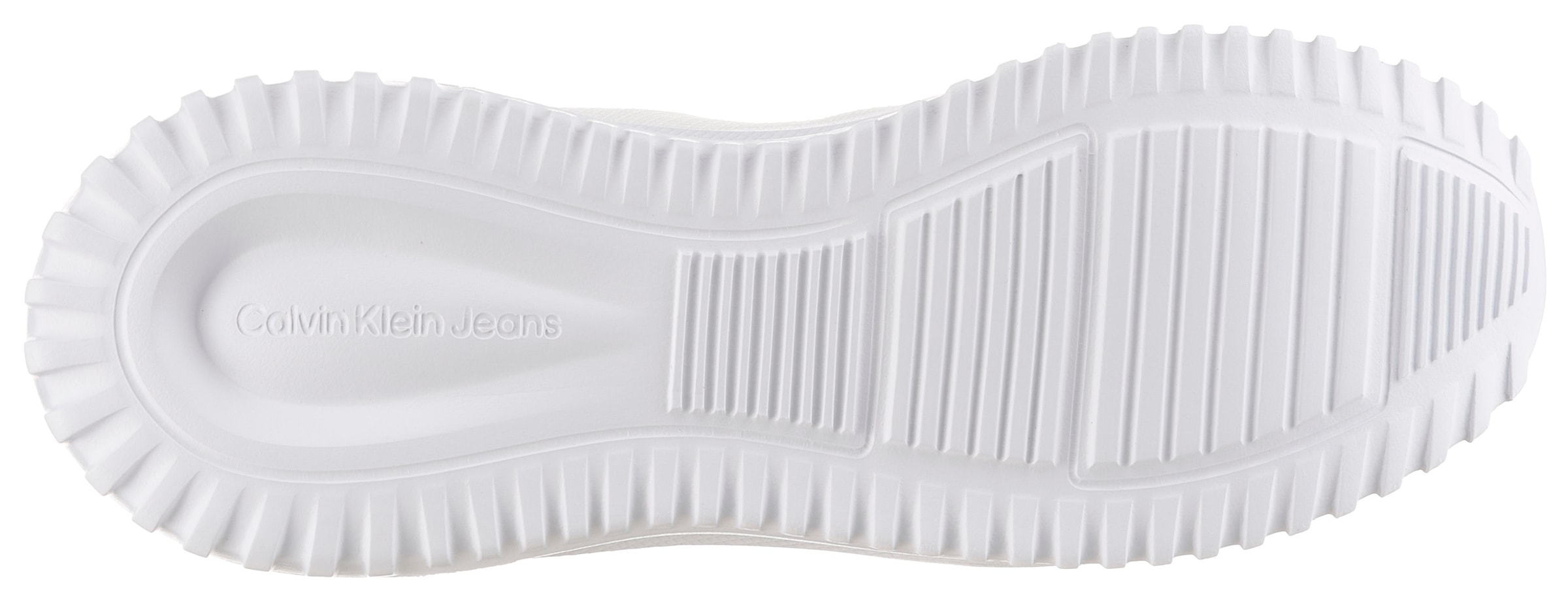 Calvin Klein Jeans Plateausneaker »EVA RUNNER LOW LACE MIX ML WN«  Schnürschuh, Halbschuh, Freizeitsneaker mit seitlichem Logoschriftzug