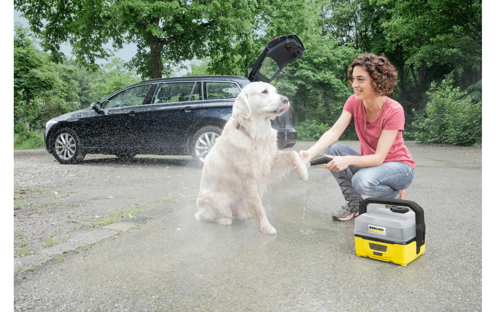 Kärcher Professional Akku-Druckreiniger »OC 3 + Pet EU« Kompakter mobiler Niederdruckreiniger mit integriertem Akku