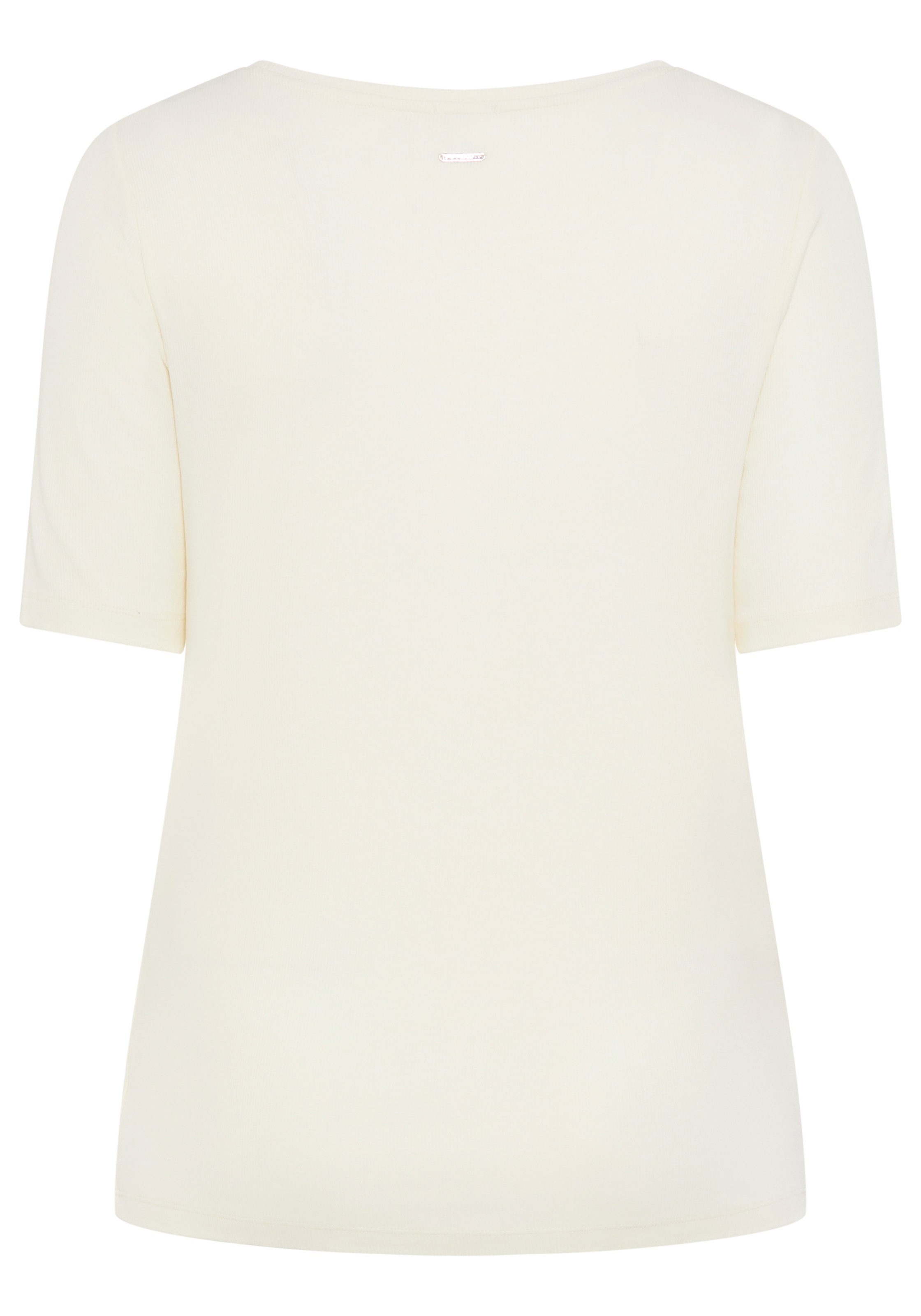 Laura Scott CURVE T-Shirt im Basic-Stil, mit Rundhalsausschnitt, aus elastischem Single Jersey