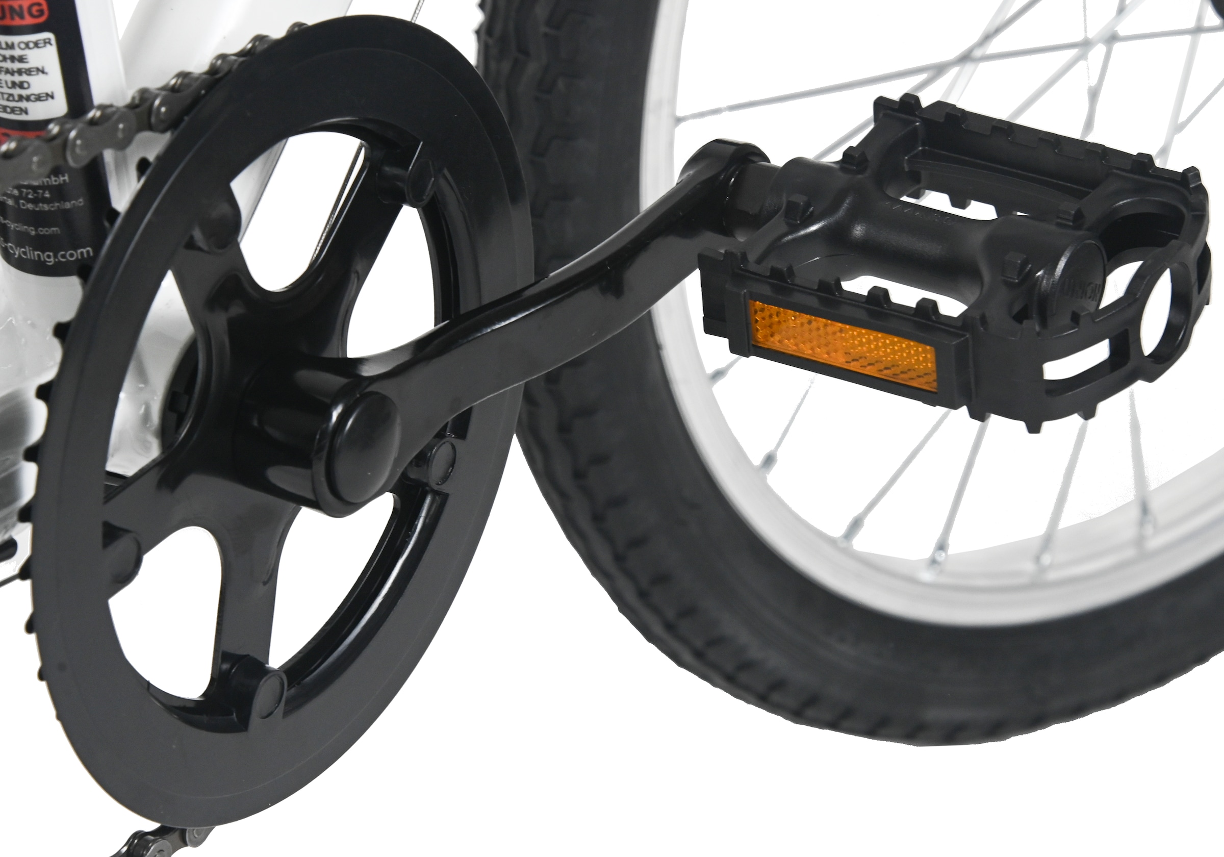 WYLD Kinderfahrrad »Mistral Weiß 6 Gänge RH 27 cm - Ab 6 Jahre« 6 Gang Kettenschaltung