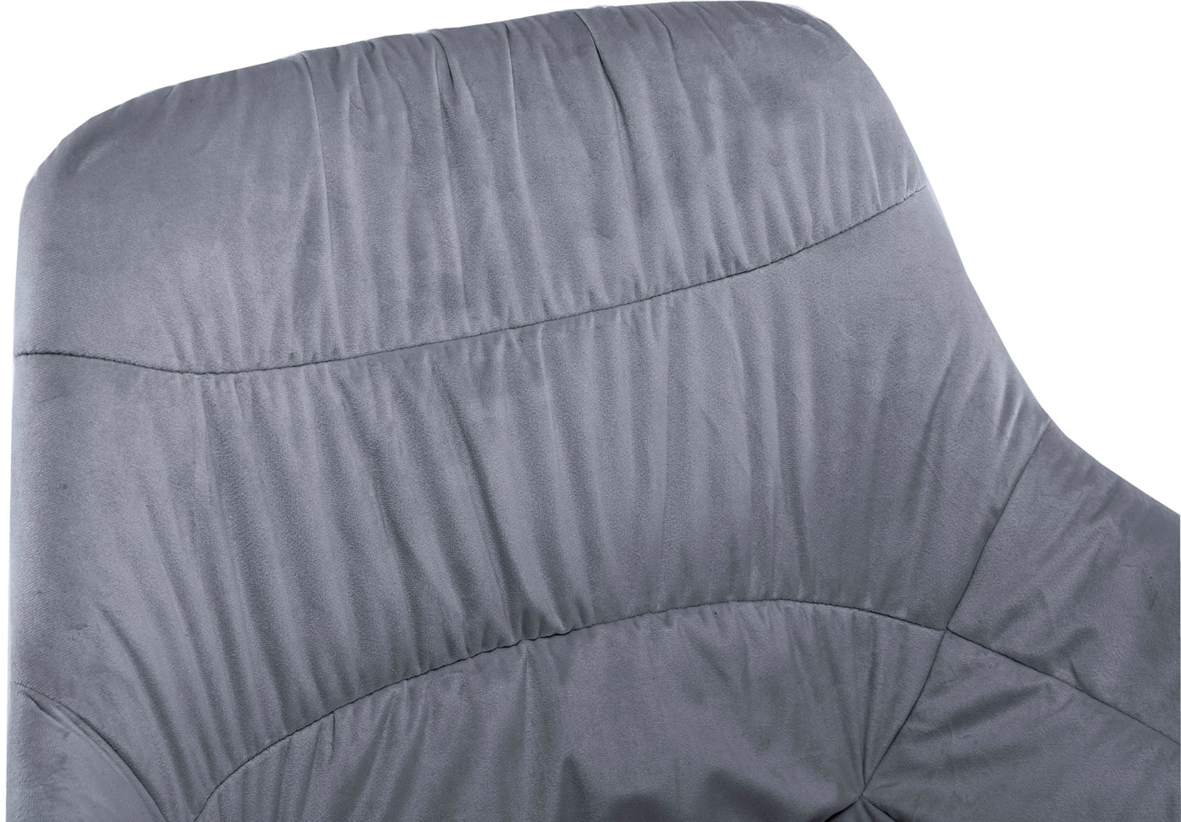 SalesFever Esszimmerstuhl »Rimini Armlehnstuhl, Rückseite mit Wabensteppung«, 1 St., Samtoptik, Esszimmersessel, Rückseite mit Wabensteppung,360° Drehfunktion