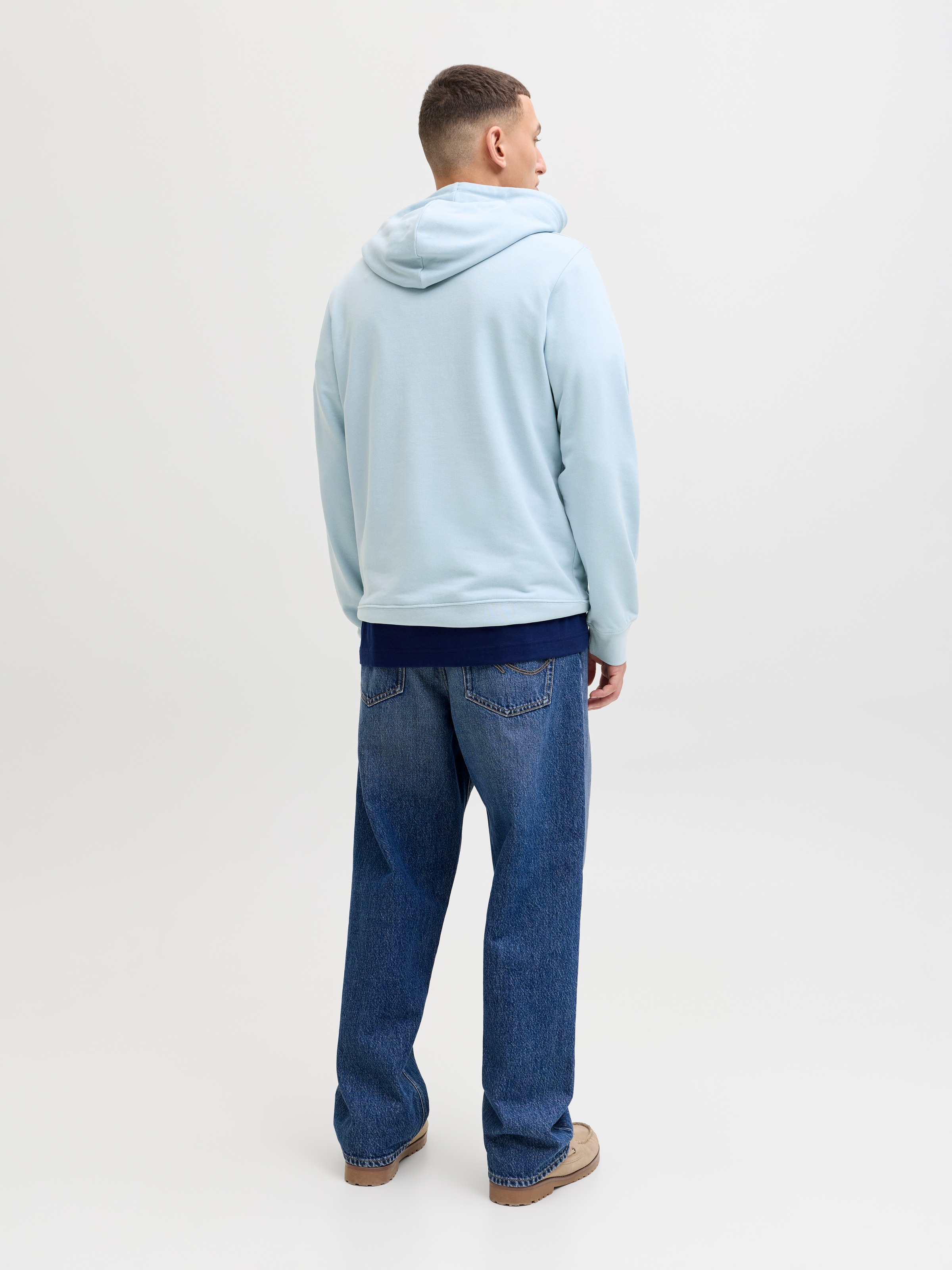 Jack & Jones Kapuzensweatshirt »JJCOLE PRINT SWEAT HOOD UNB«

