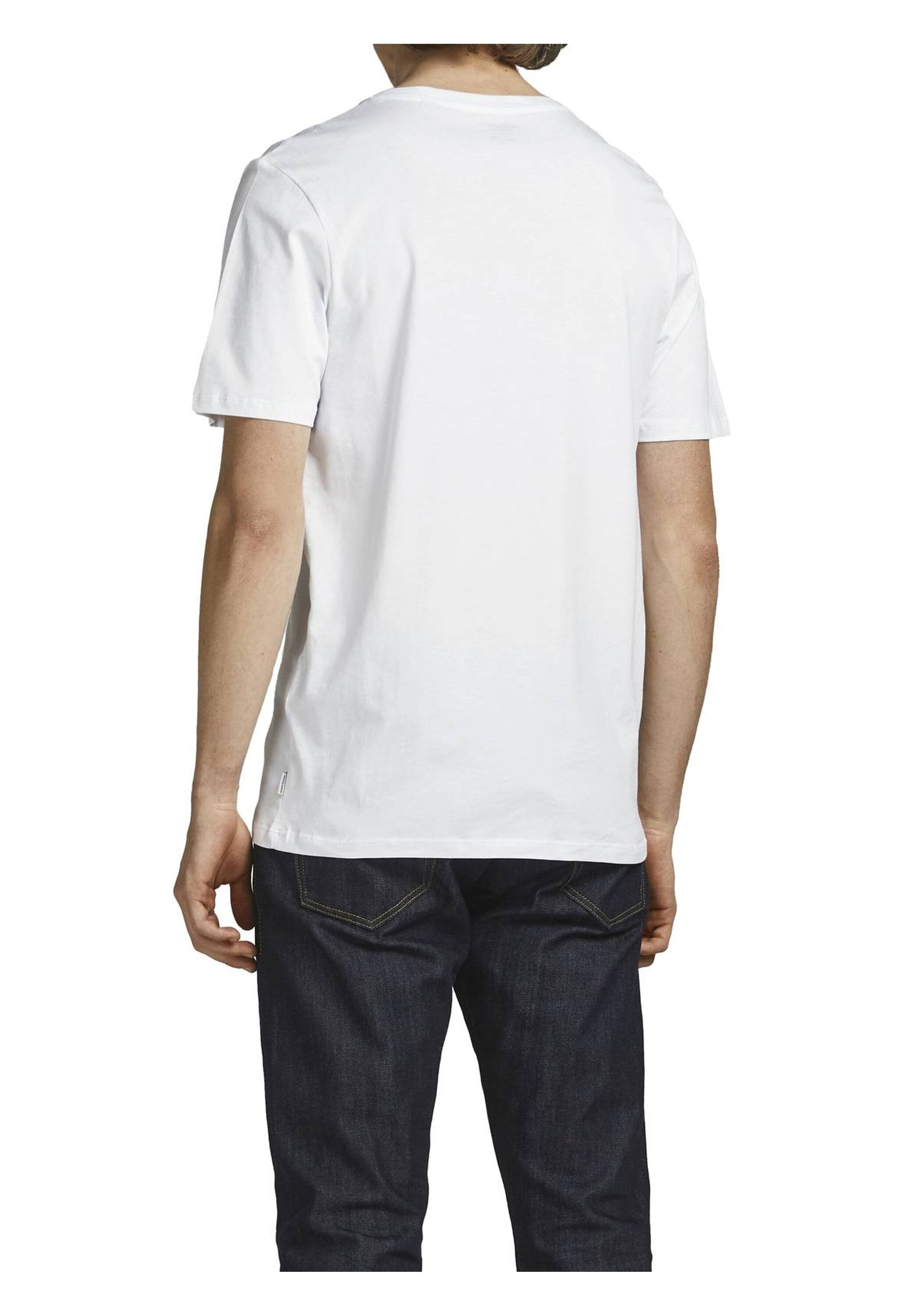 Jack & Jones T-Shirt »T-Shirt JACBASIC V-NECK TEE 2PK 2er Pack«