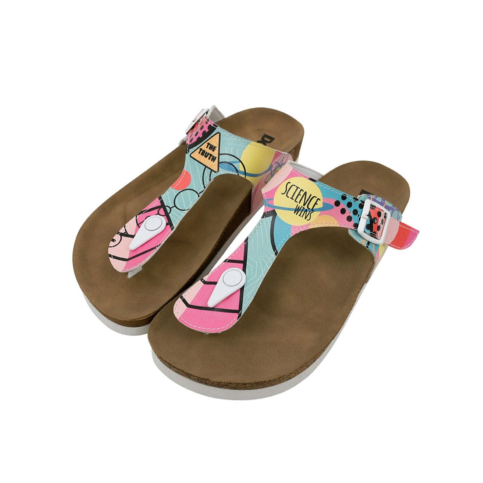 DOGO Zehentrenner "DOGO Lila Science Wins Damen Sandalen/ Sandaletten / Fem günstig online kaufen