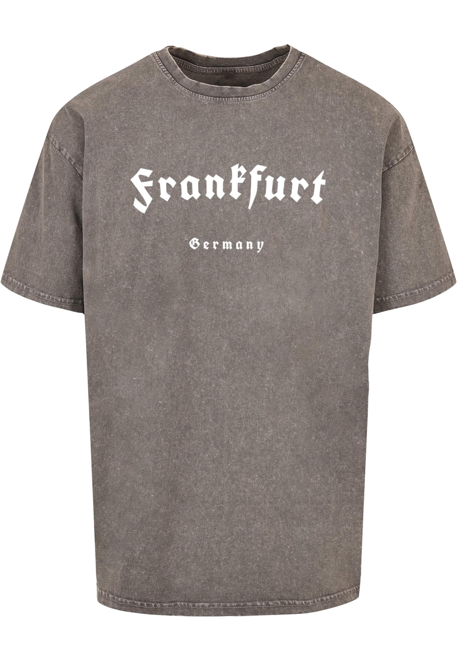 Merchcode T-Shirt "Merchcode Herren Frankfurt X Acid Washed Heavy Oversize günstig online kaufen