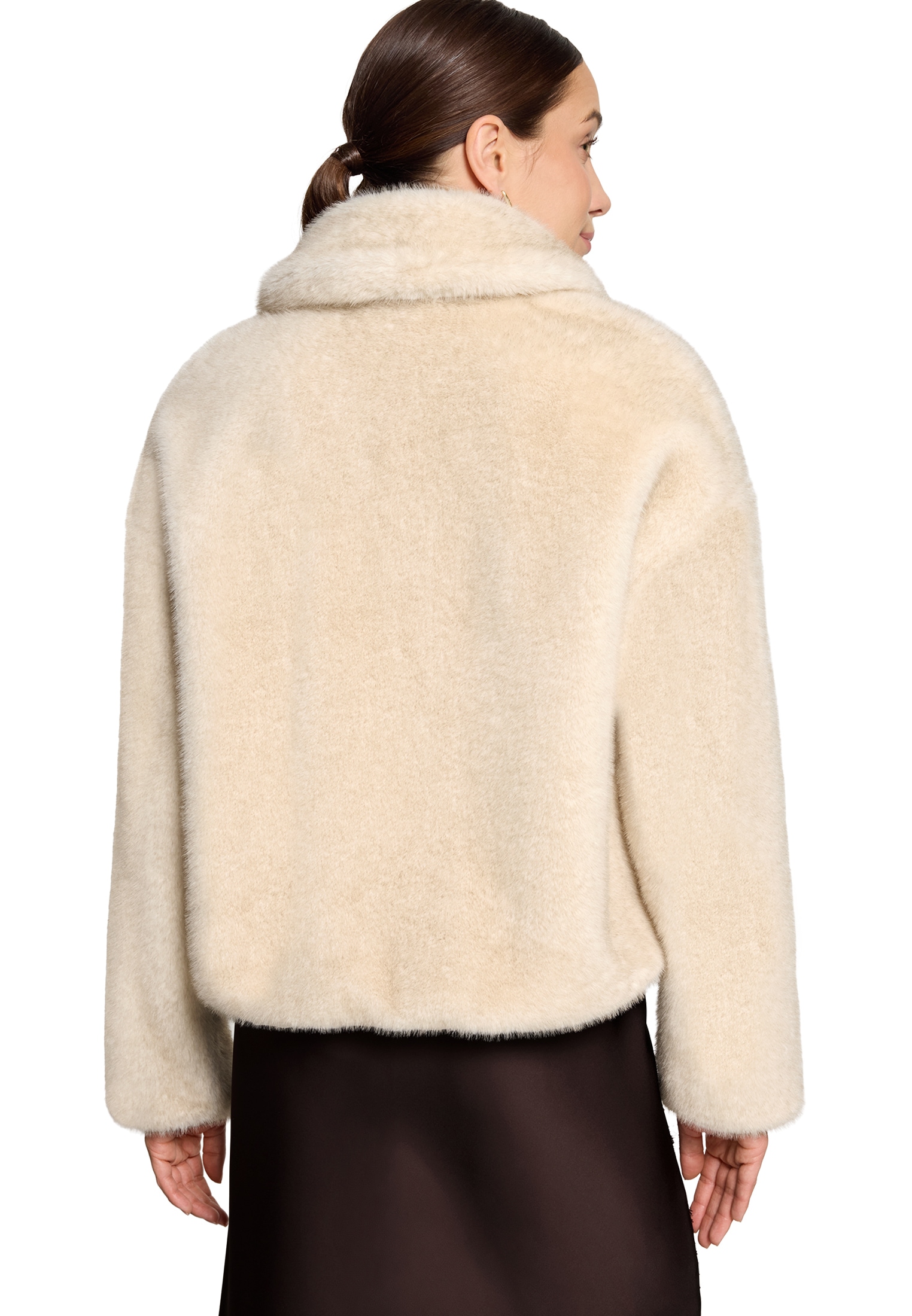 Zero Plüschjacke »Damen mit Reißverschluss«