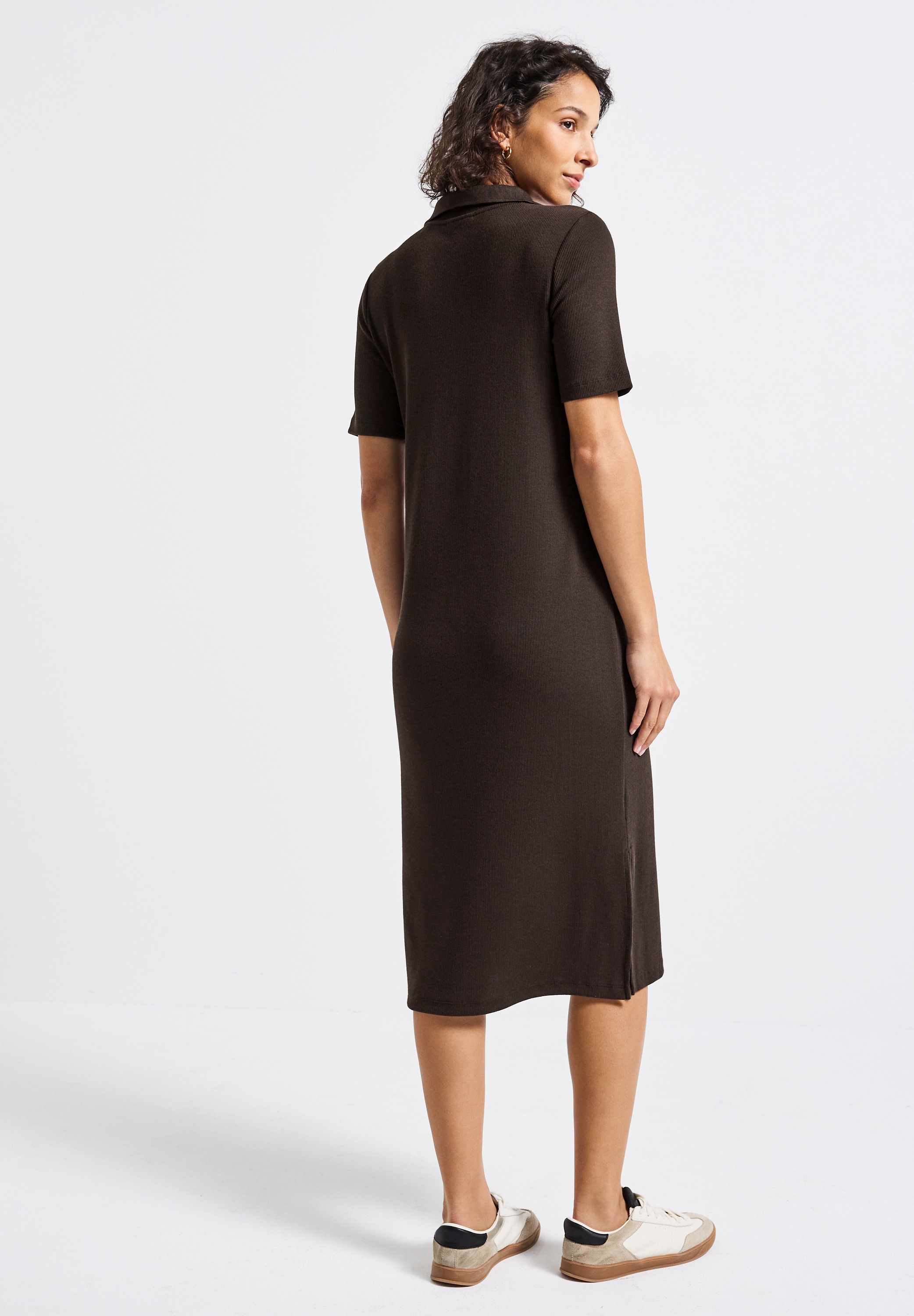 STREET ONE Midikleid, in Unifarbe günstig online kaufen
