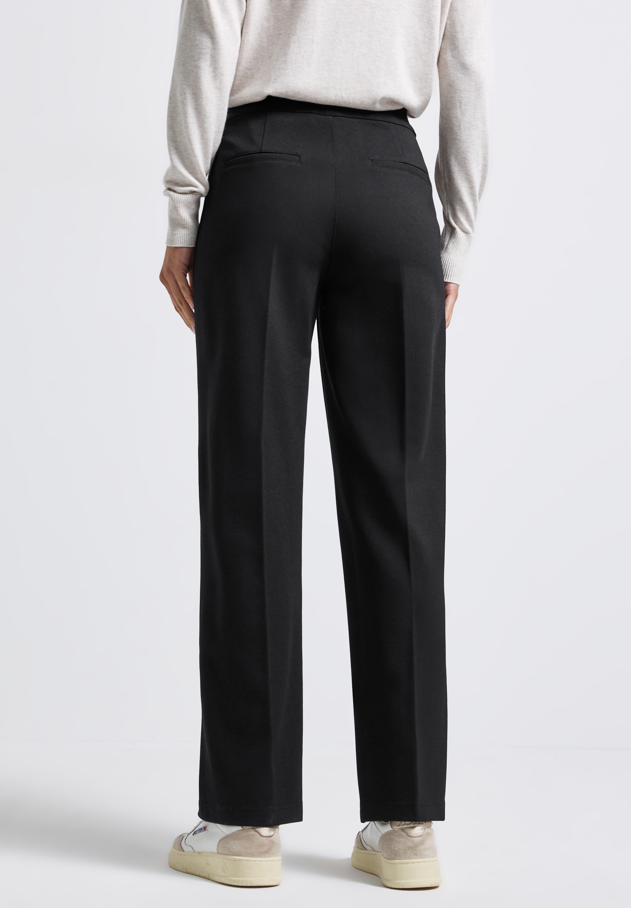 STREET ONE Stoffhose, Straight Leg, High Waist günstig online kaufen