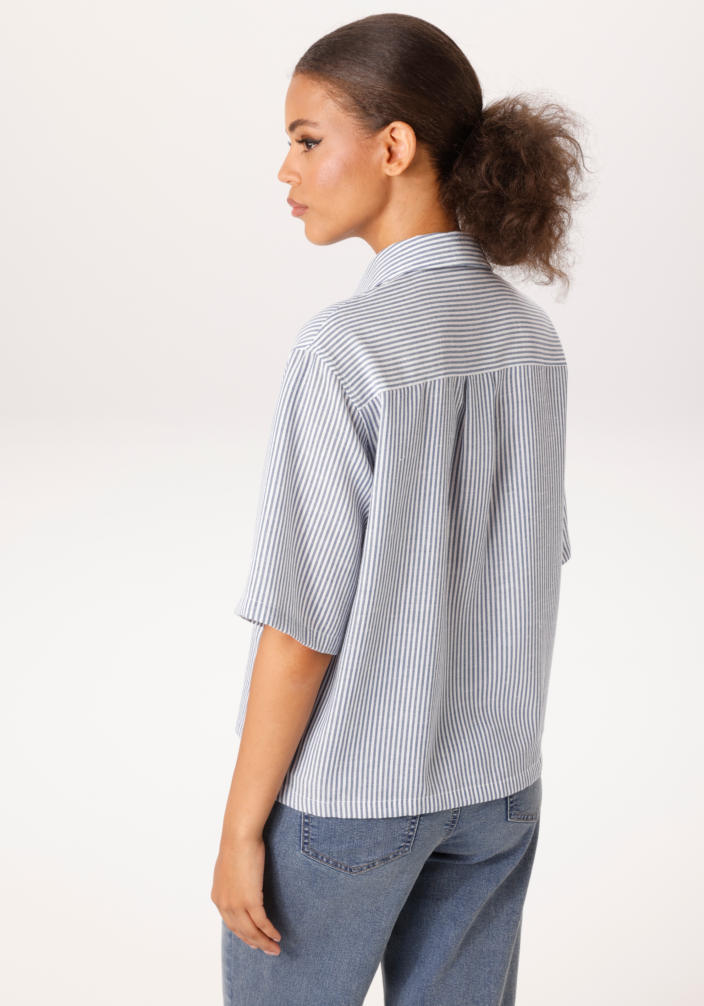 Aniston CASUAL Hemdbluse im Streifen-Dessin - NEUE KOLLEKTION günstig online kaufen
