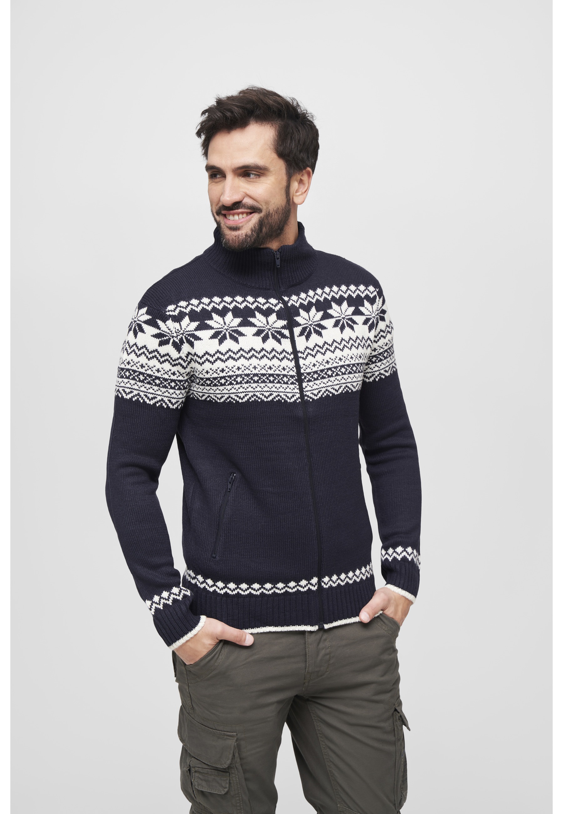 Brandit Strickjacke »Brandit Herren Cardigan Norweger« 1 Stk.