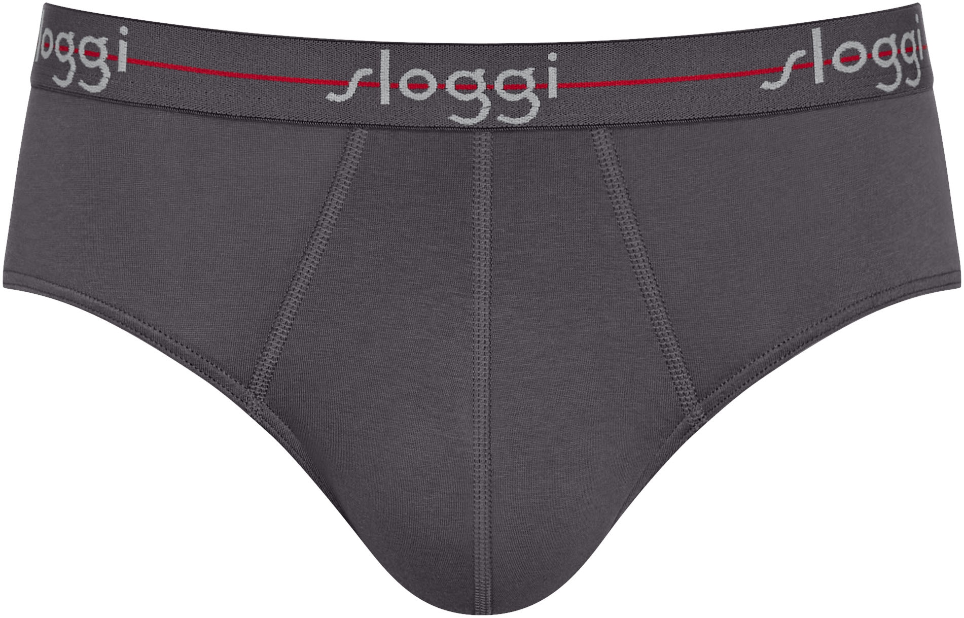 sloggi Slip »men Start Midi C2P box«, (2er Pack), sportlicher Schnitt, weicher Bund