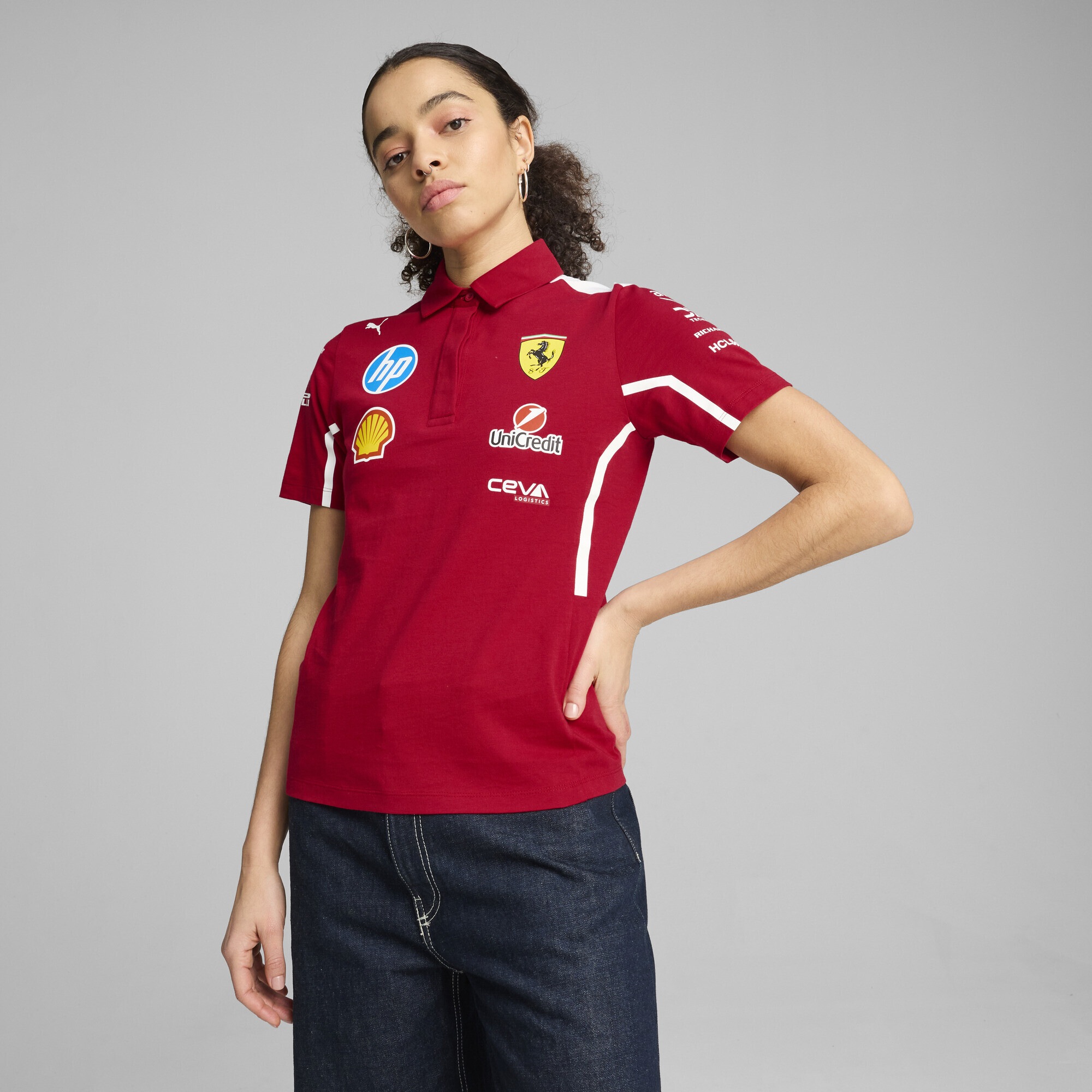 PUMA Poloshirt "Scuderia Ferrari HP 2025 Team Polo Damen" günstig online kaufen
