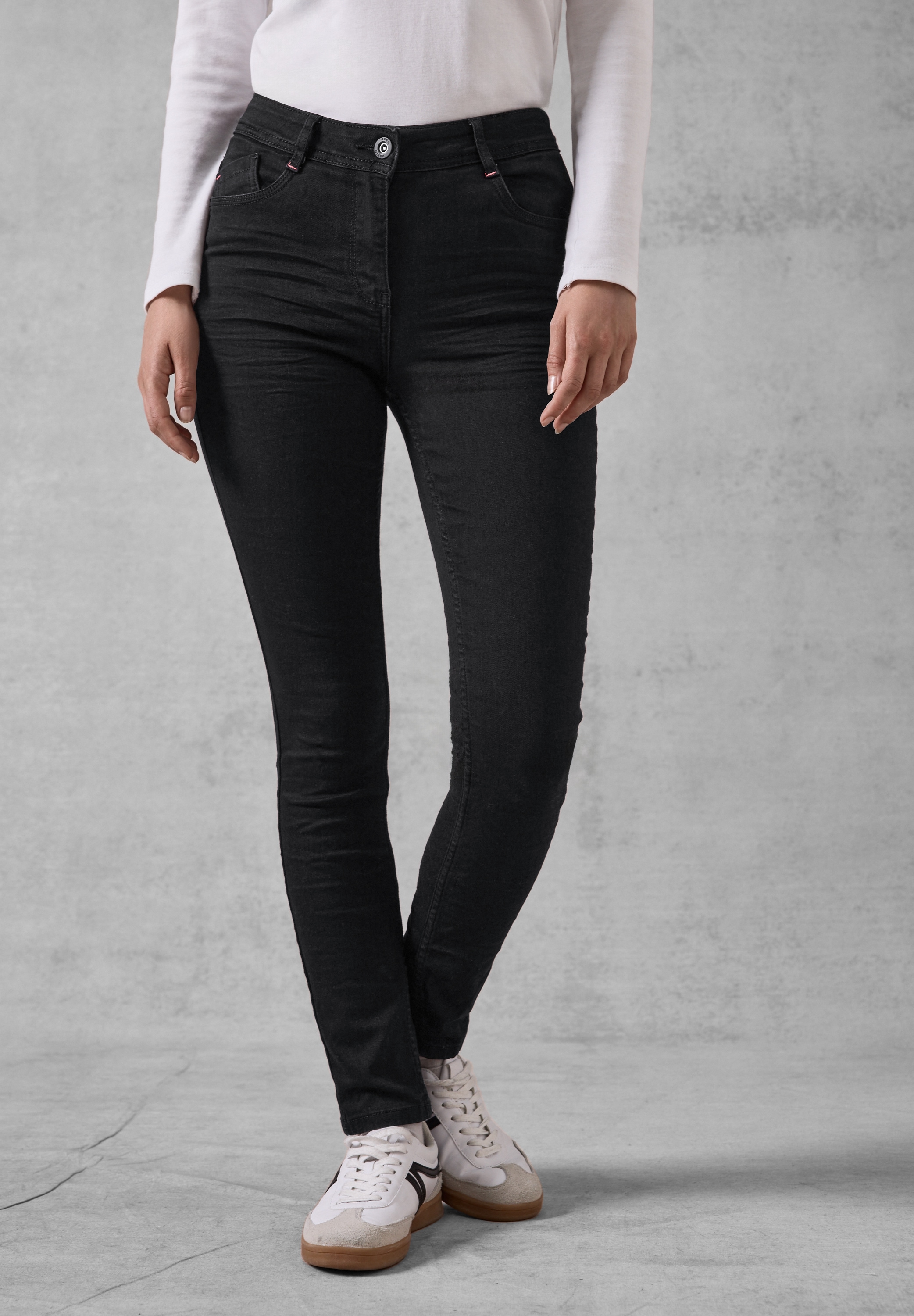 Cecil Slim-fit-Jeans, High Waist günstig online kaufen