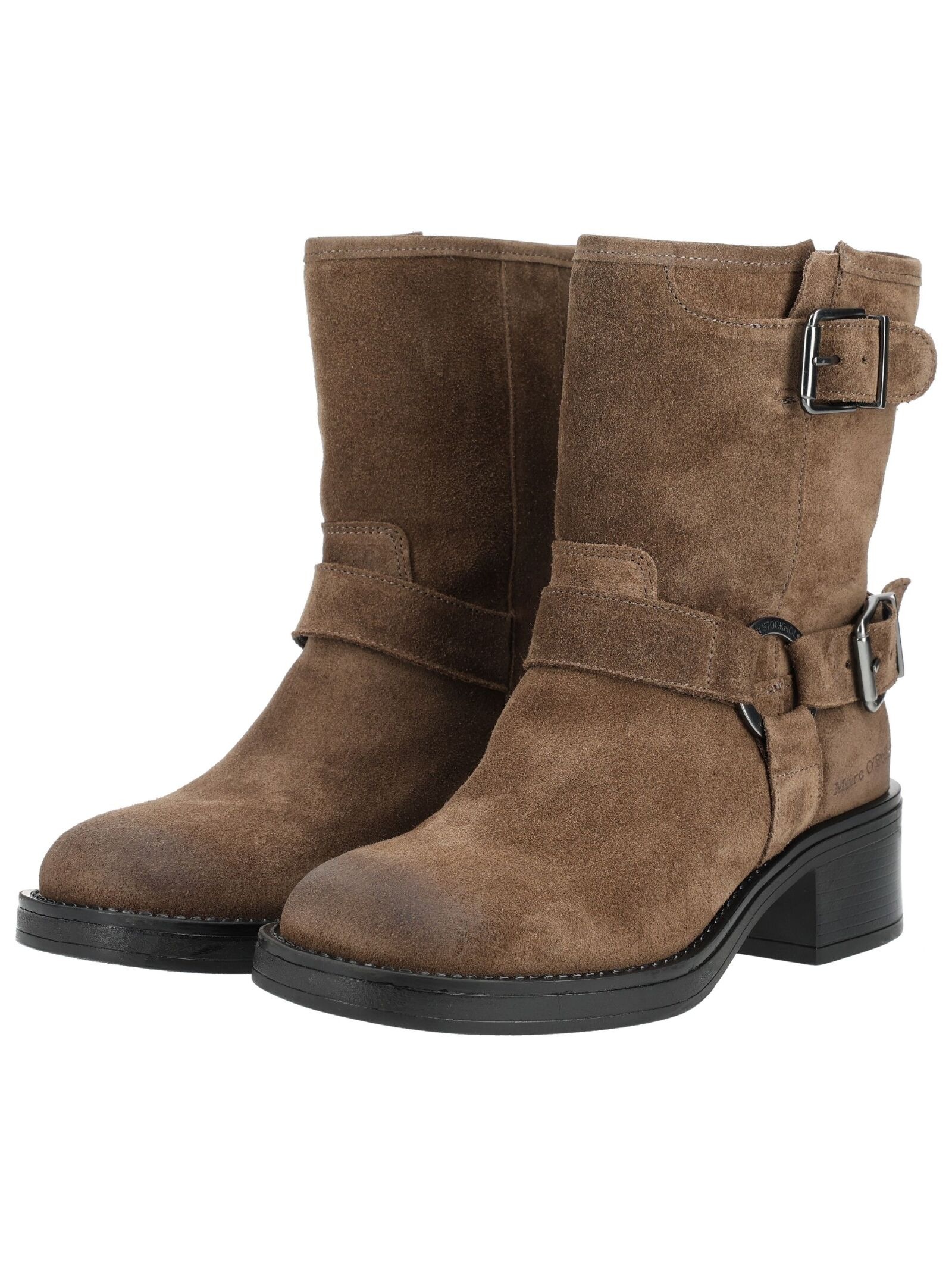 Marc O'Polo Bikerboots »Marc O'Polo Stiefelette Veloursleder«