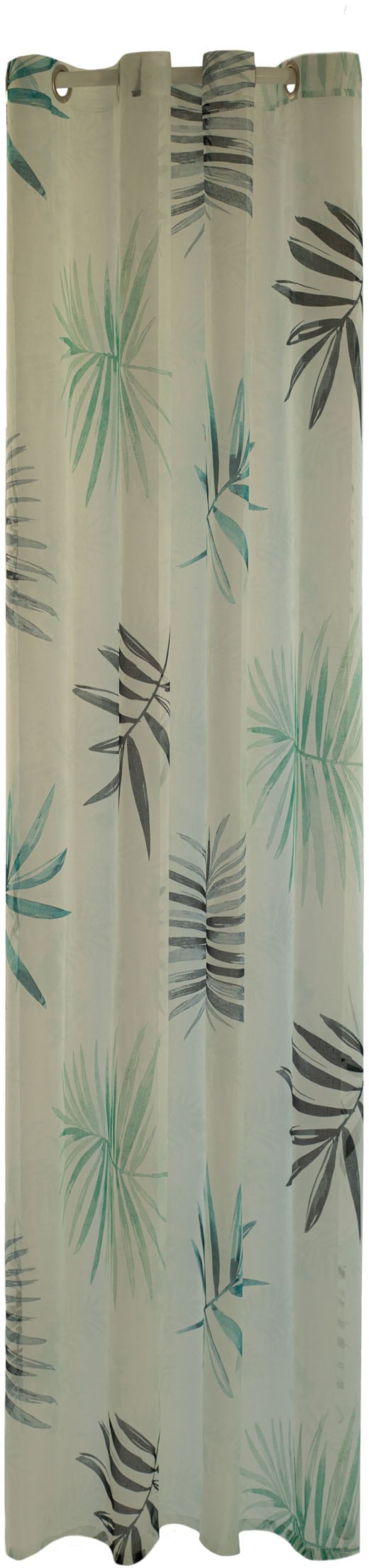 HOMING Gardine "Jane" Ösen 1 Stk. tlg. floral, Blumen, transparent, Wohnzim günstig online kaufen