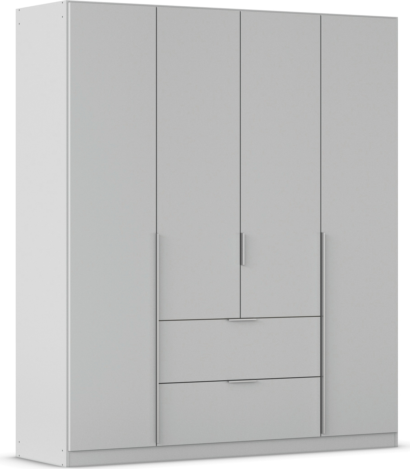 OTTO home Drehtürenschrank "Kleiderschrank Schrank Garderobe AGORDO mit Dekor- oder Hochglanzfront" in zwei Griff-Farben, Breite 181 cm, mit Außenschubkästen, Serie in 7 Breiten und 2 Höhen MADE IN GERMANY