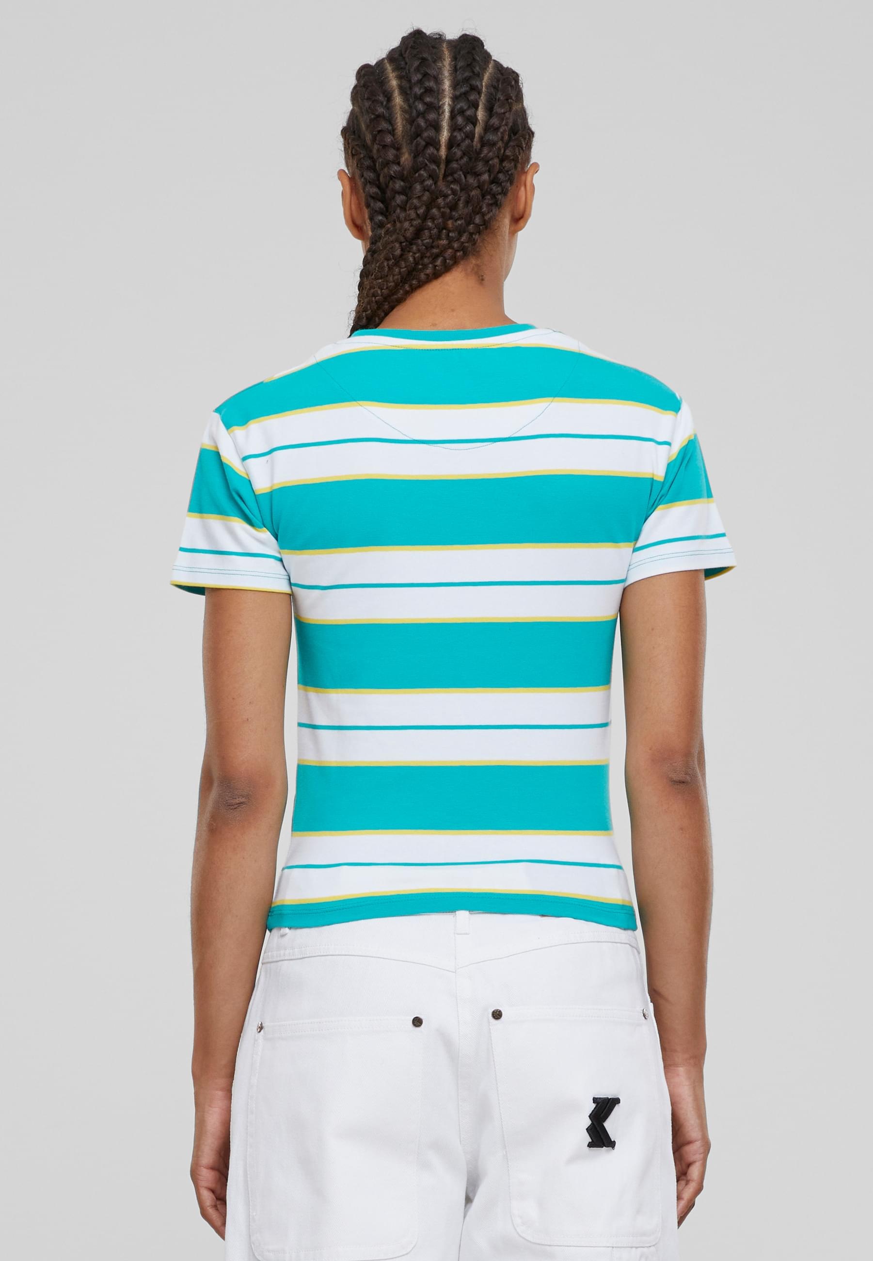 Karl Kani T-Shirt »Karl Kani Damen KW213-040-2 KK Small Signature Stripe Tee«, (1 tlg.)
