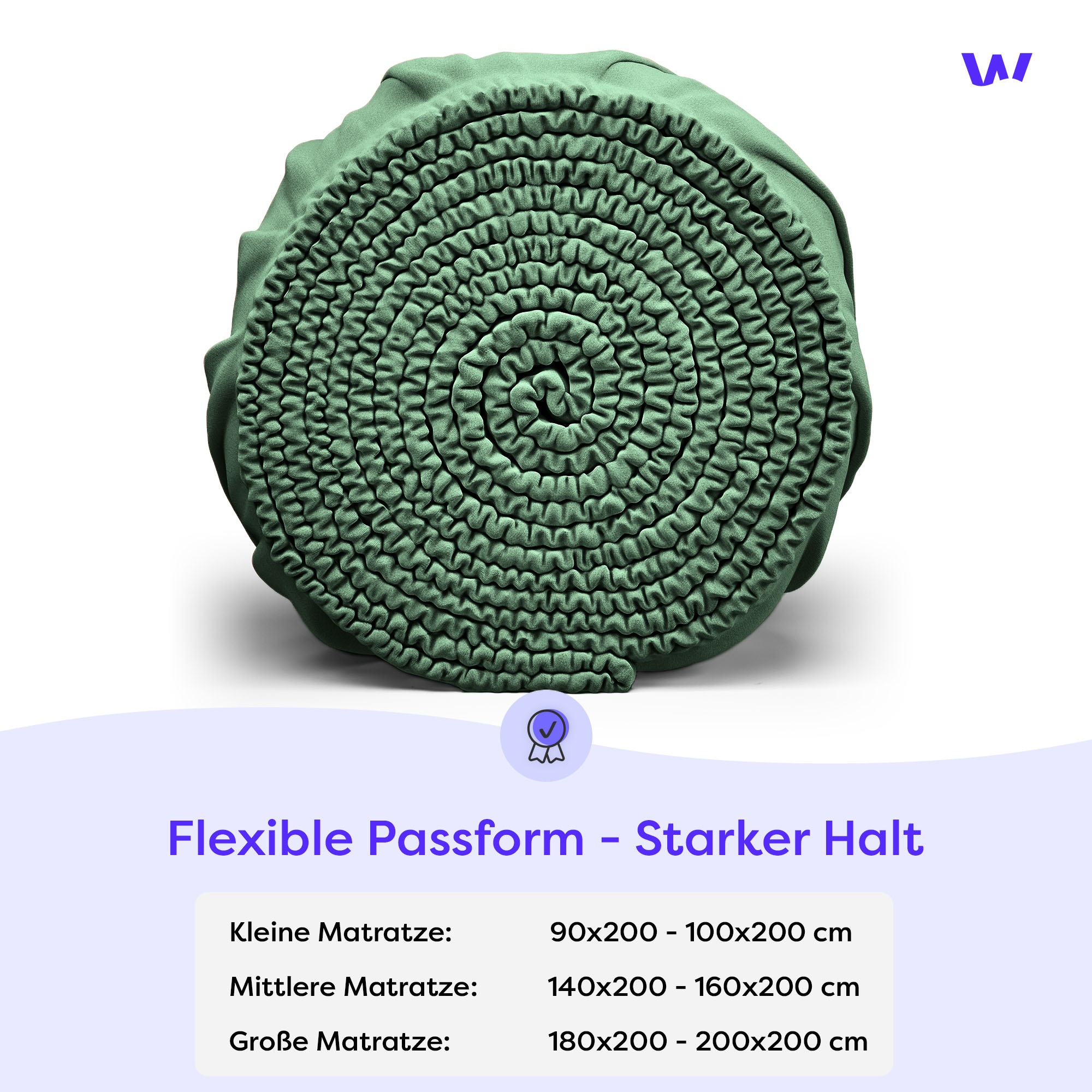 Wolkenfeld Spannbettlaken "100% Baumwolle - Superweiches Bettlaken für Matr günstig online kaufen