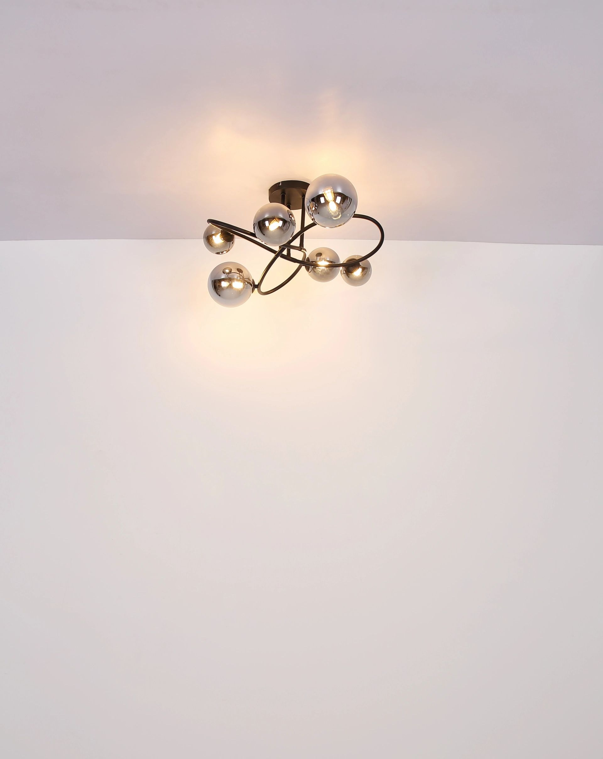 GLOBO LIGHTING LED Deckenleuchte »RIHA«, Leuchtmittel G9 | Leuchtmittel wechselbar, Deckenlampe, Glas, Design Leuchte, Wohnzimmer