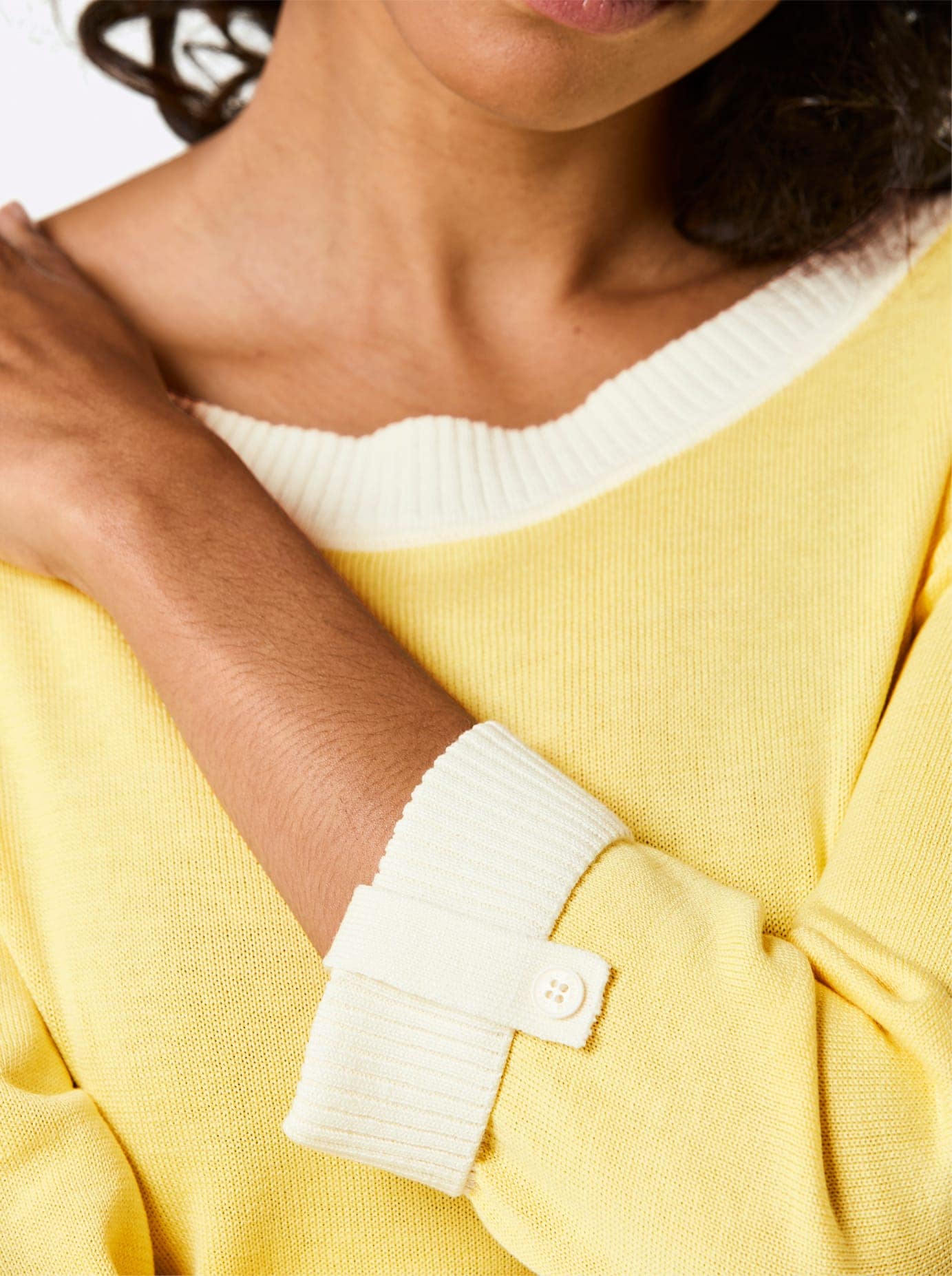 CREATION L PREMIUM 3/4 Arm-Pullover »Seiden-Baumwoll-Pullover«